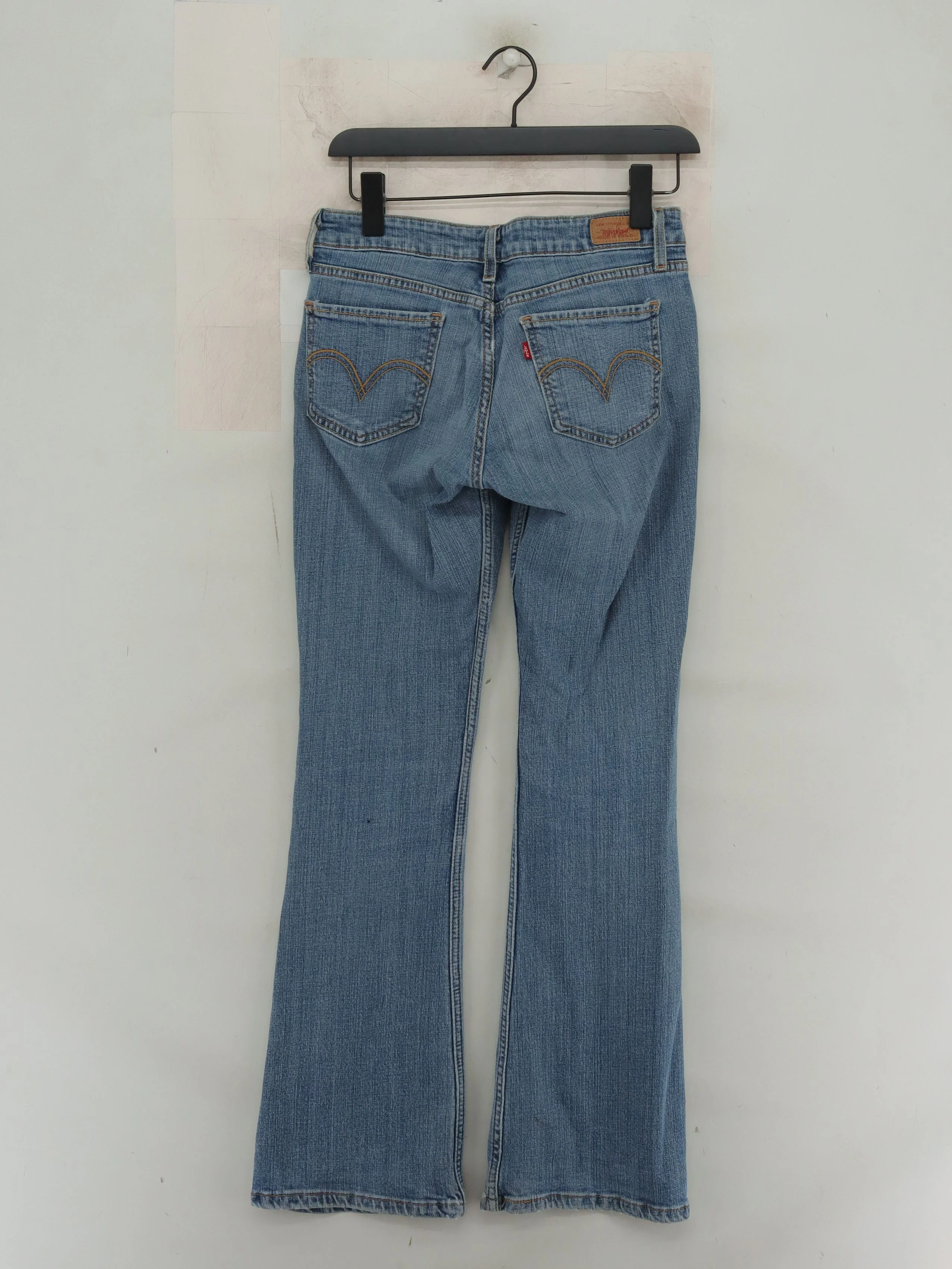 Levi’s Women's Jeans M Blue Cotton with Spandex Flared - Image 2