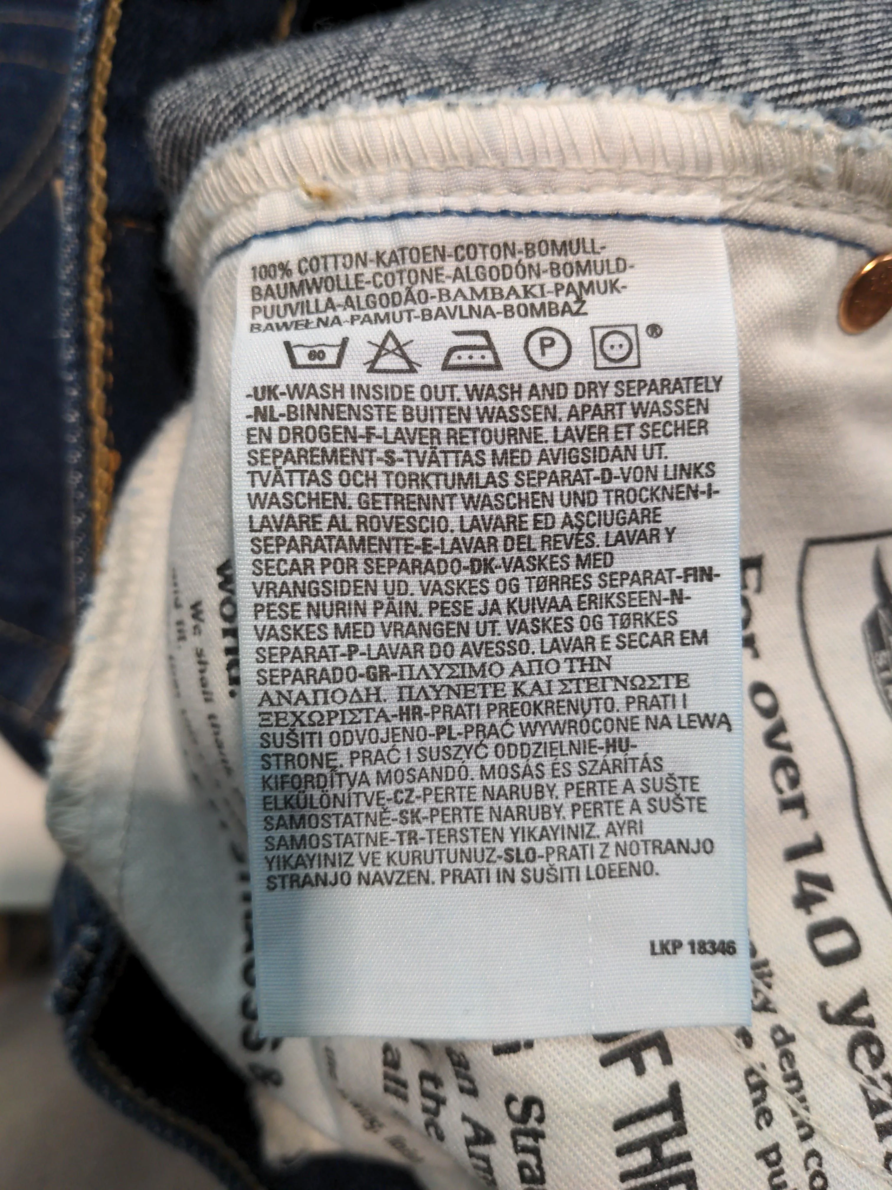 Levi’s Women's Jeans S Blue 100% Cotton Straight - Image 7