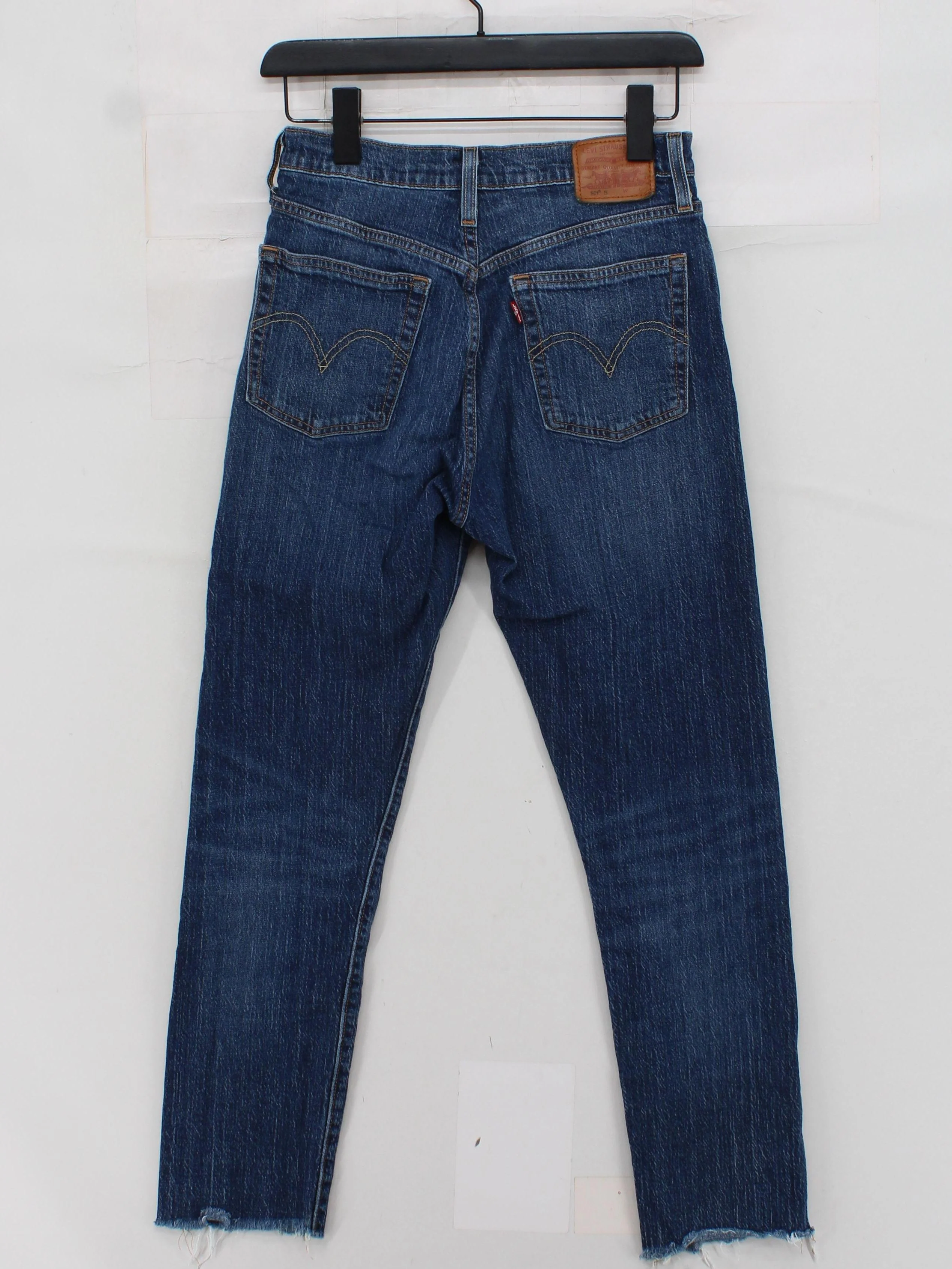 Levi’s Women's Jeans S Blue Cotton with Polyester, Elastane Straight - Image 2