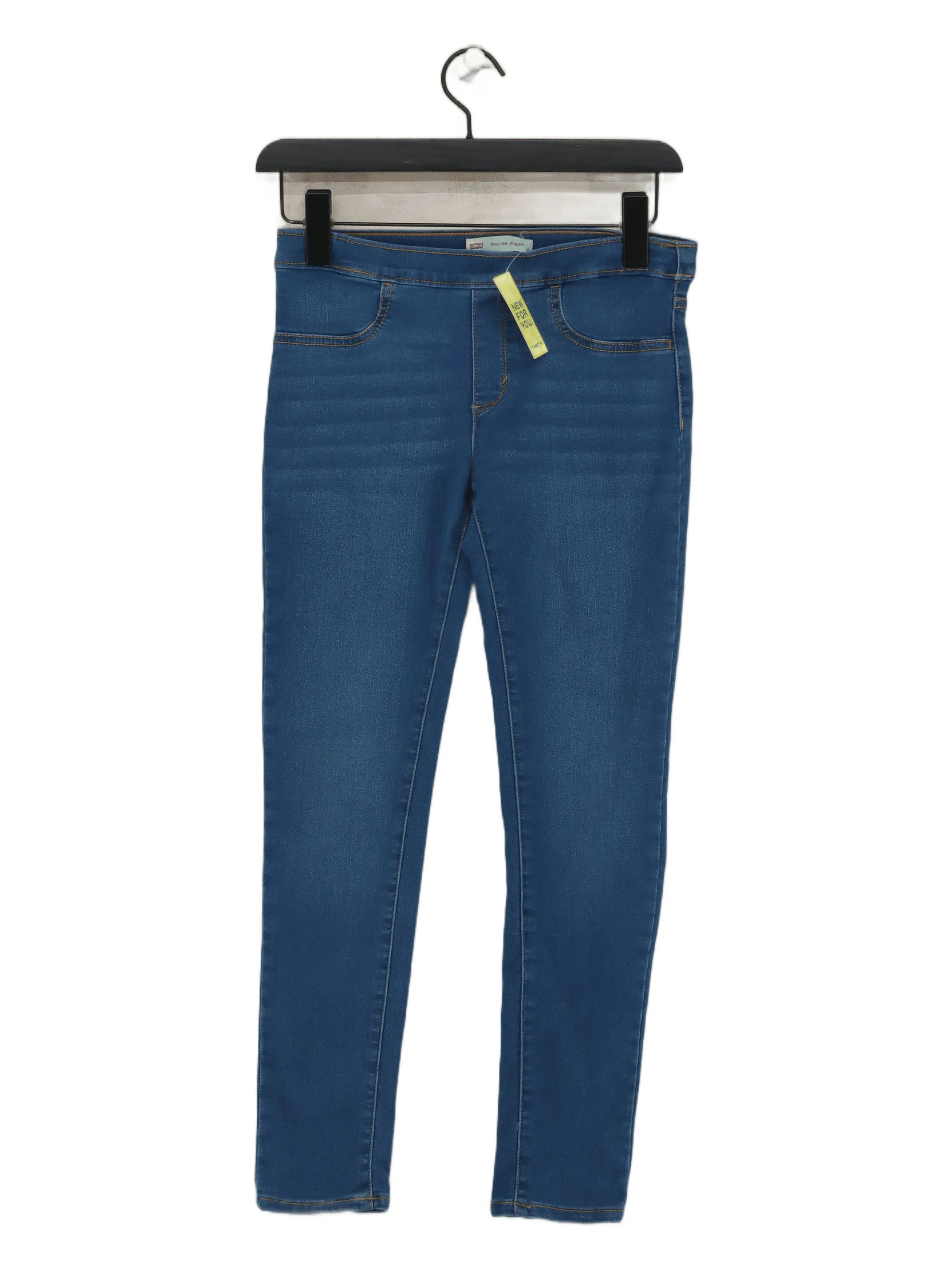 Levi’s Women's Jeans UK 12 Blue Cotton with Polyester, Elastane Jegging