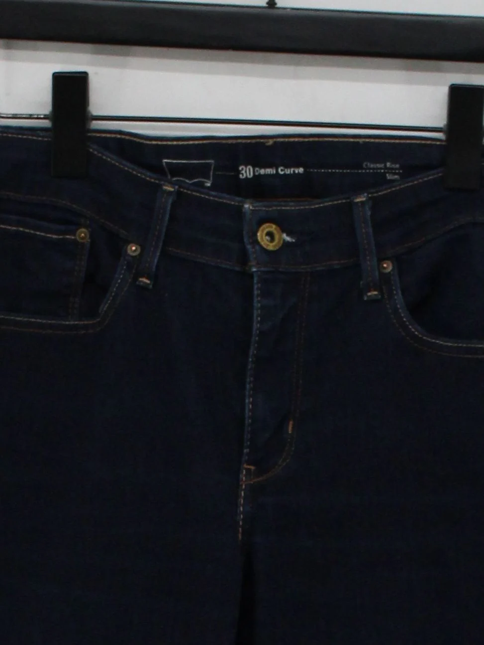 Levi’s Women's Jeans UK 2 Blue Cotton with Elastane Skinny - Image 3