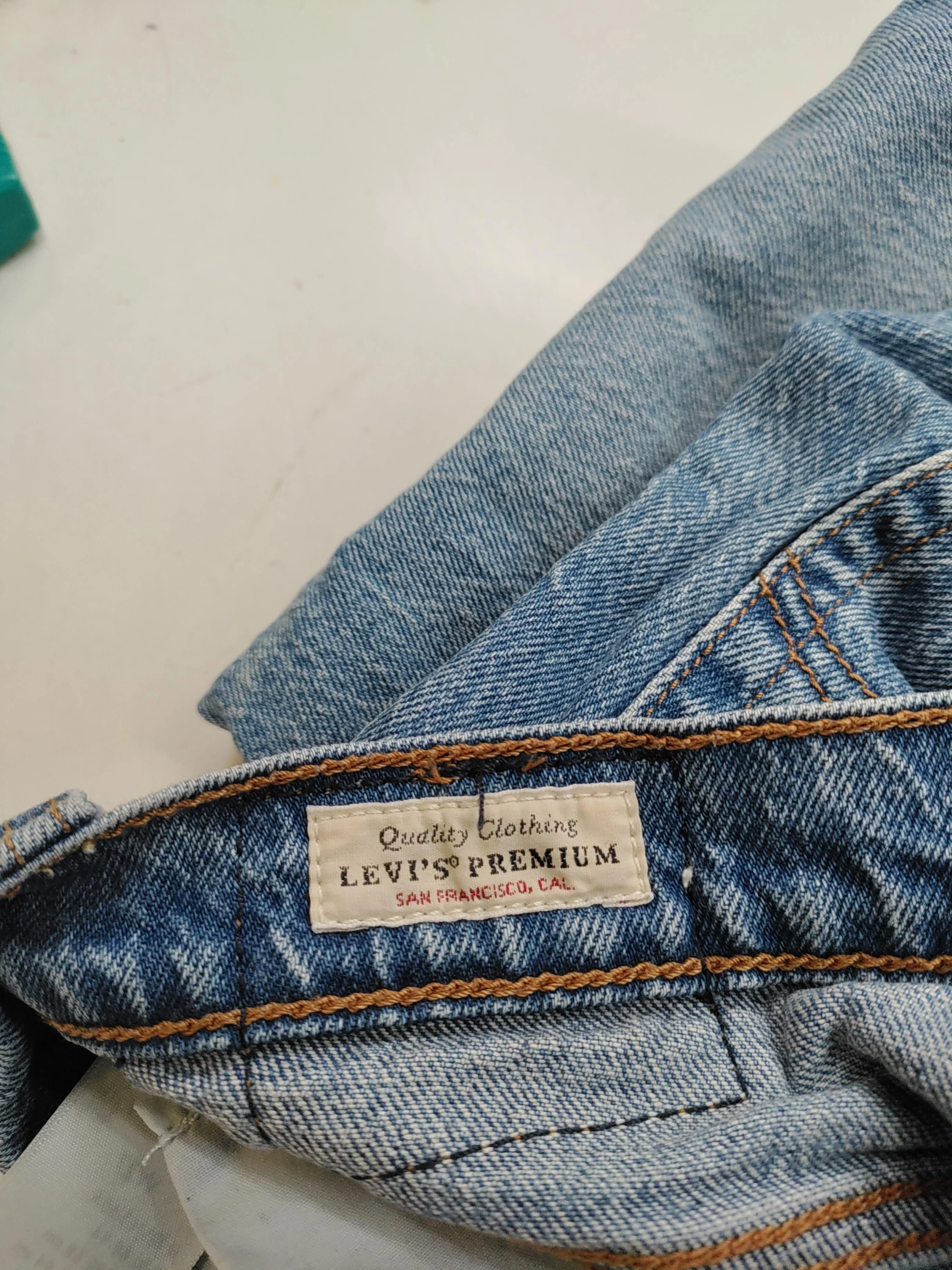 Levi’s Women's Jeans UK 8 Blue Cotton with Elastane Wide-Leg - Image 5