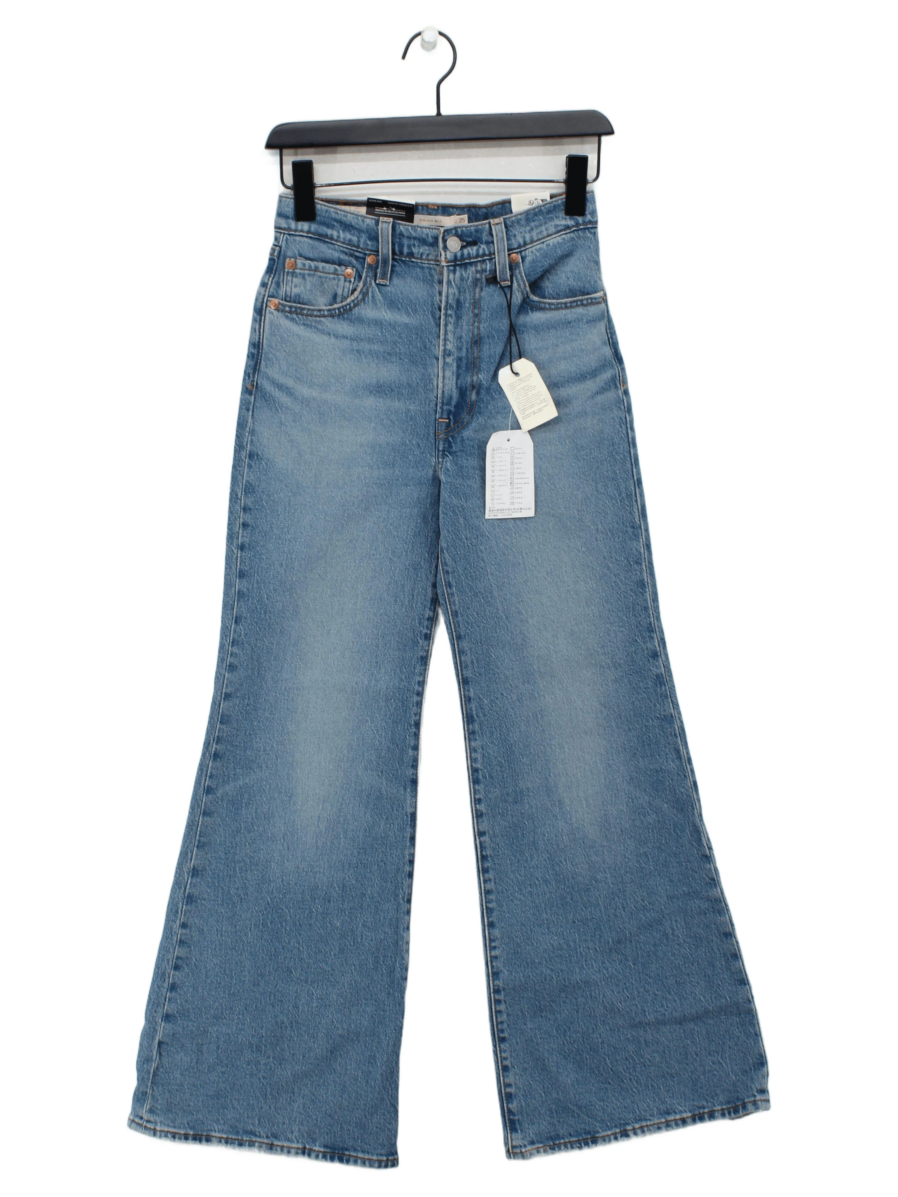 Levi’s Women's Jeans UK 8 Blue Cotton with Elastane Wide-Leg New with tags