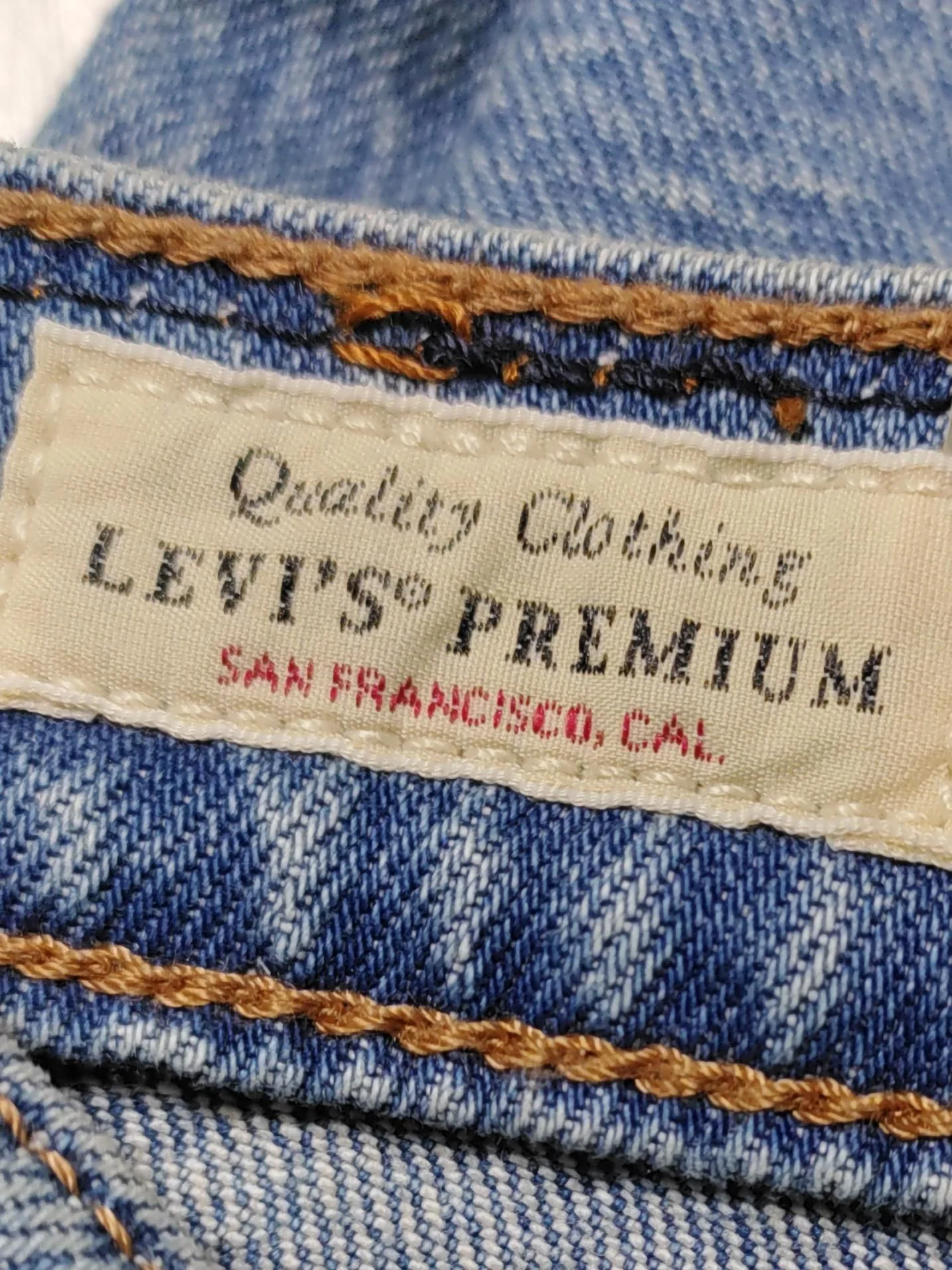 Levi’s Women's Jeans UK 8 Blue Cotton with Elastane Wide-Leg New with tags - Image 5