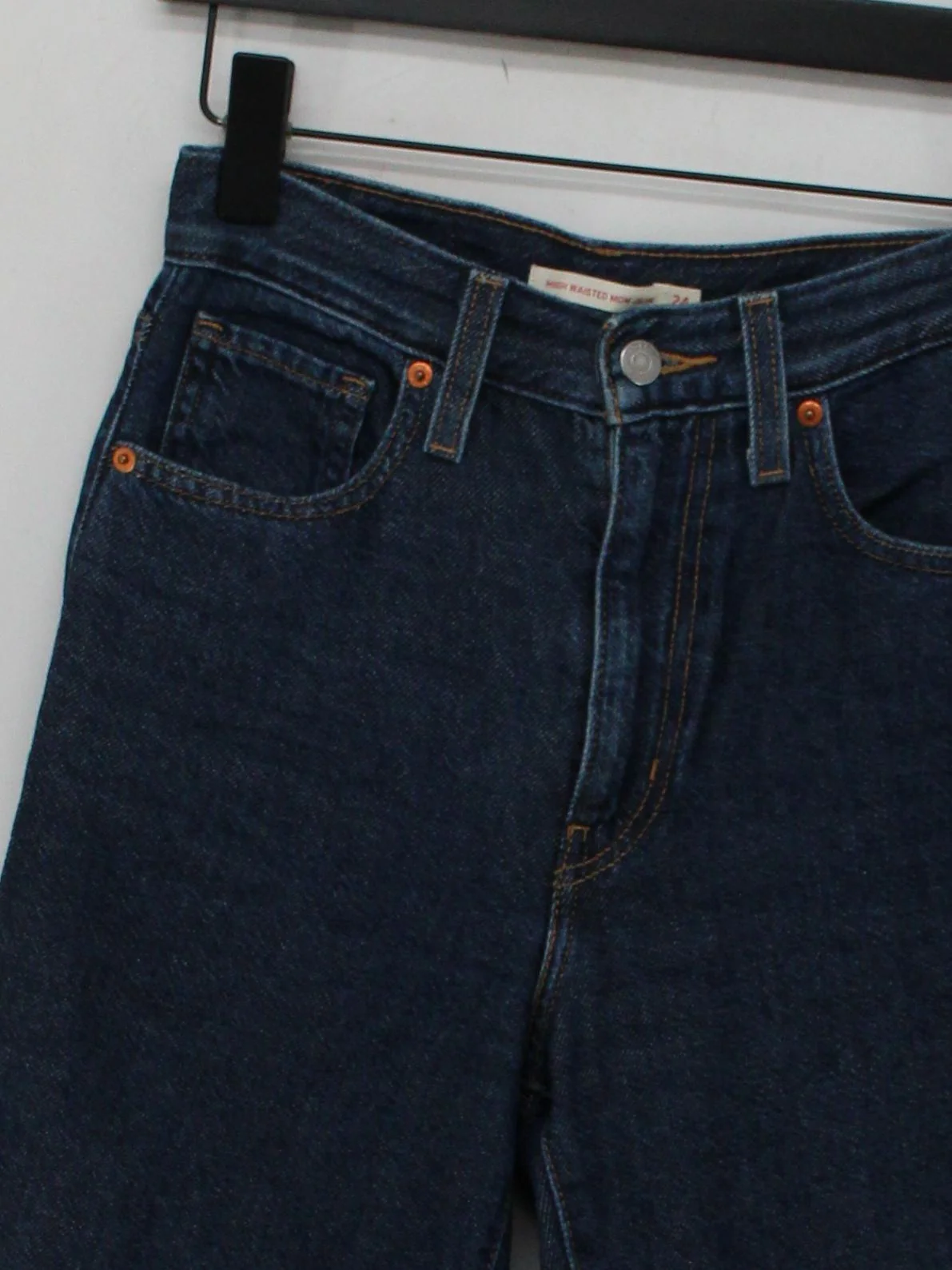 Levi’s Women's Jeans W 24 in Blue 100% Cotton Mom - Image 3