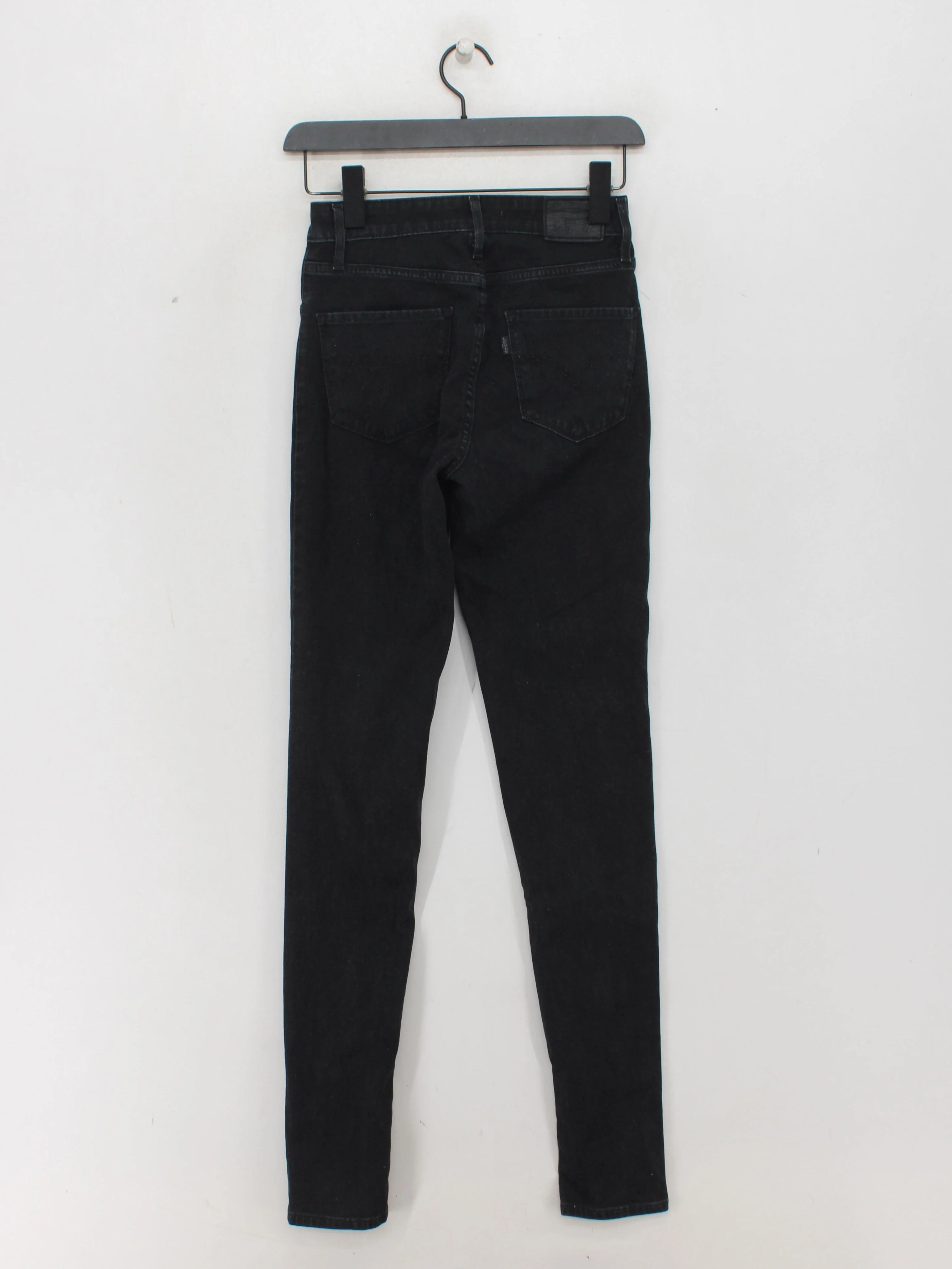 Levi’s Women's Jeans W 25 in Black Cotton with Polyester, Elastane Skinny - Image 2