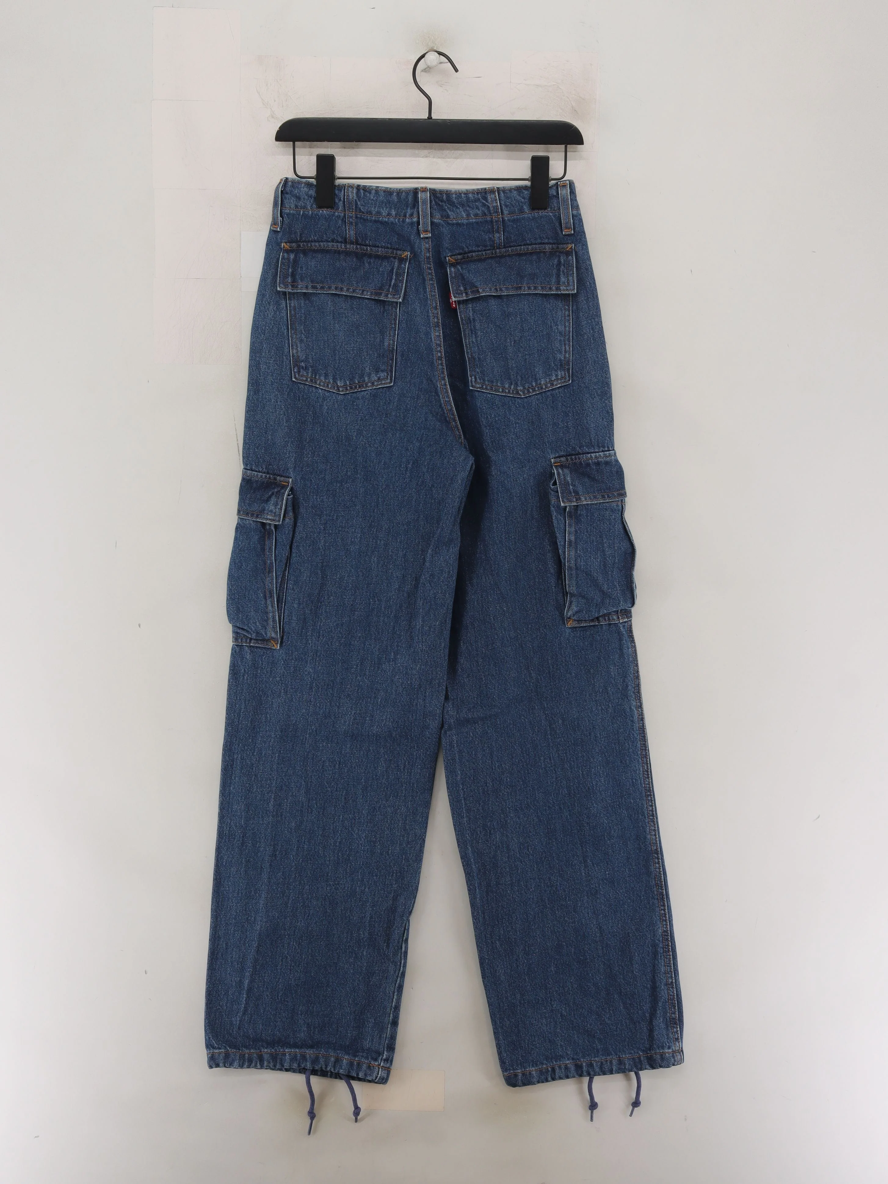 Levi’s Women's Jeans W 25 in Blue 100% Cotton Wide-Leg - Image 2