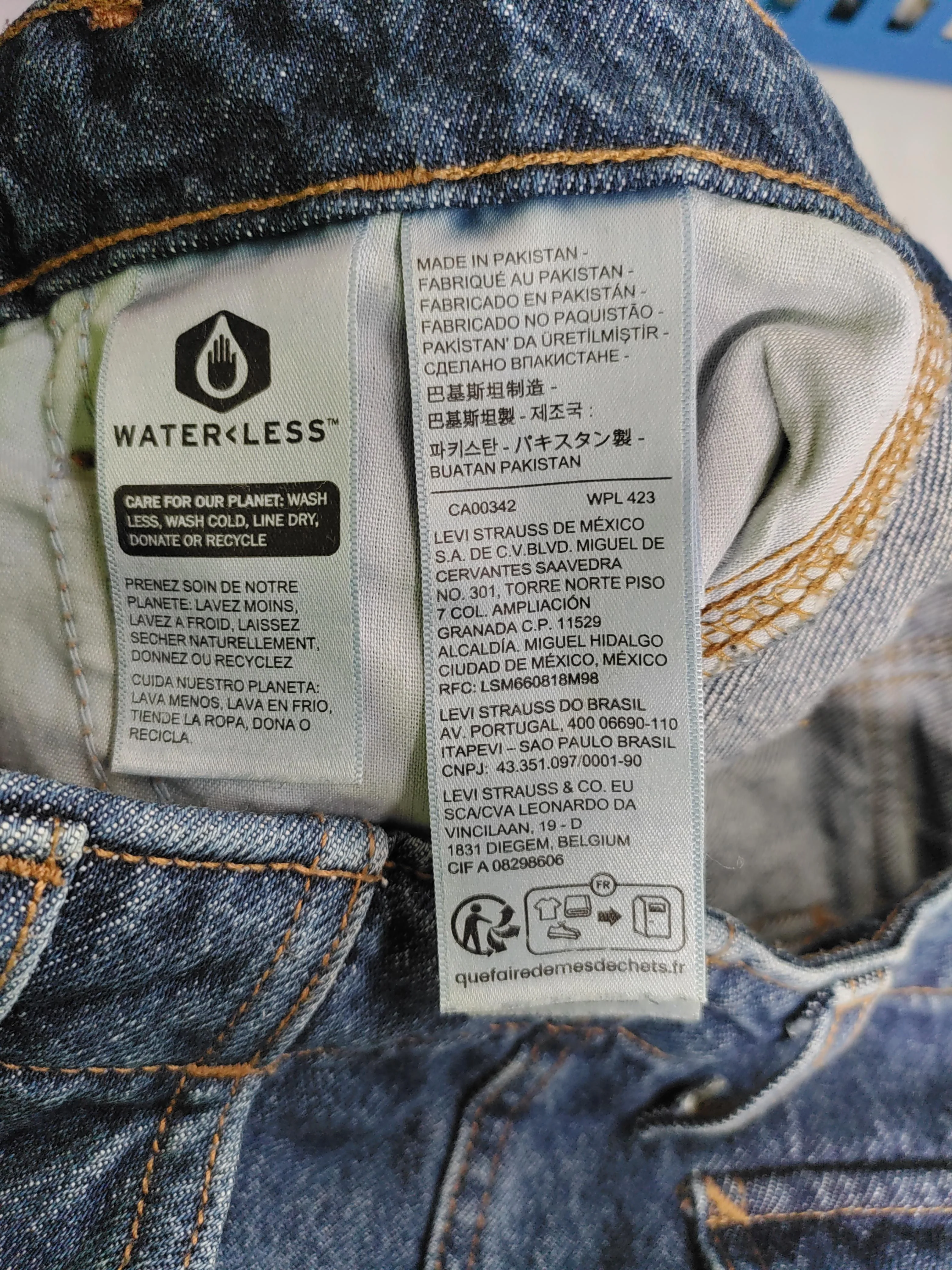 Levi’s Women's Jeans W 25 in Blue 100% Cotton Wide-Leg - Image 6