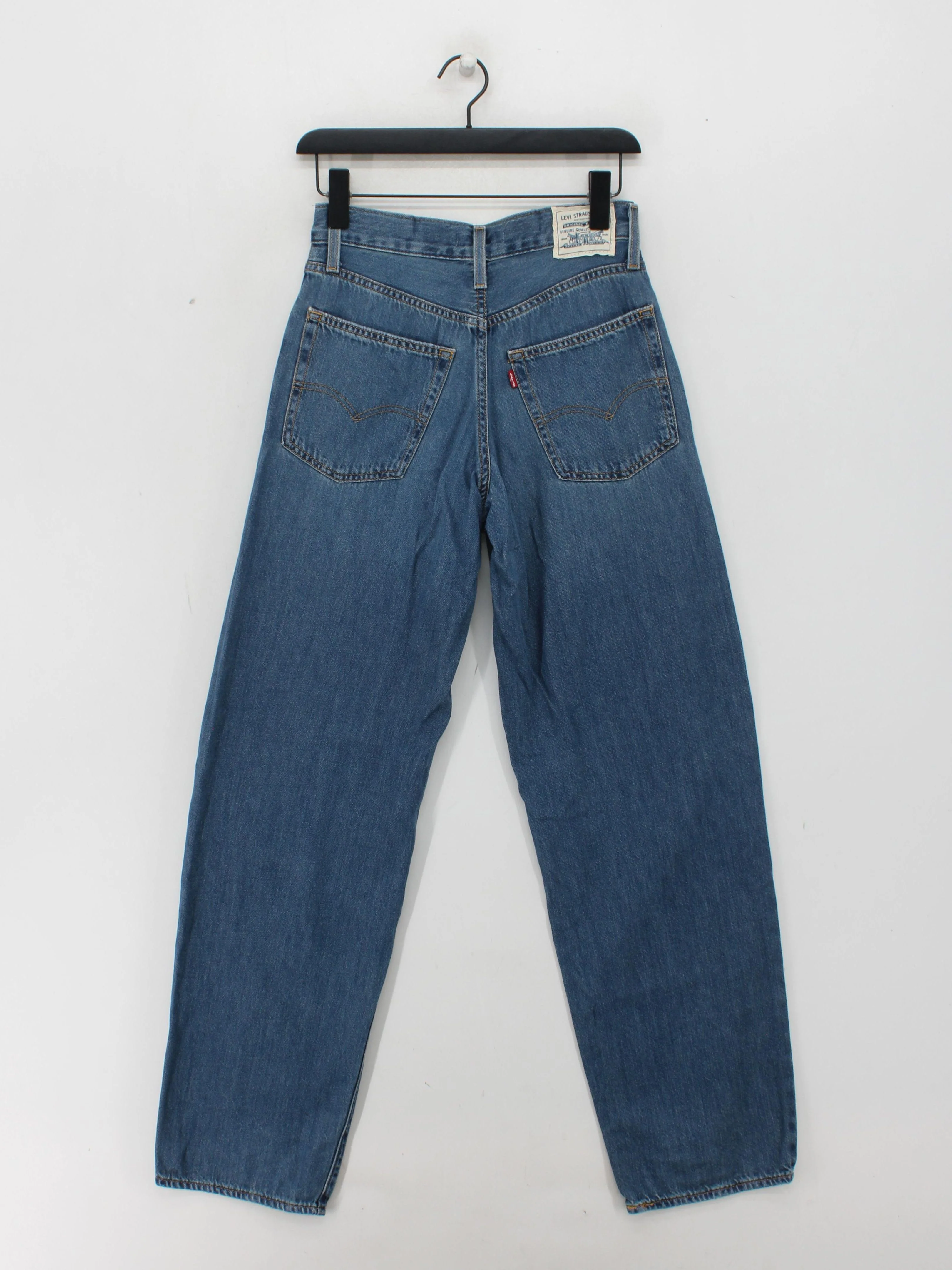 Levi’s Women's Jeans W 25 in Blue Cotton with Lyocell Modal Wide-Leg - Image 2