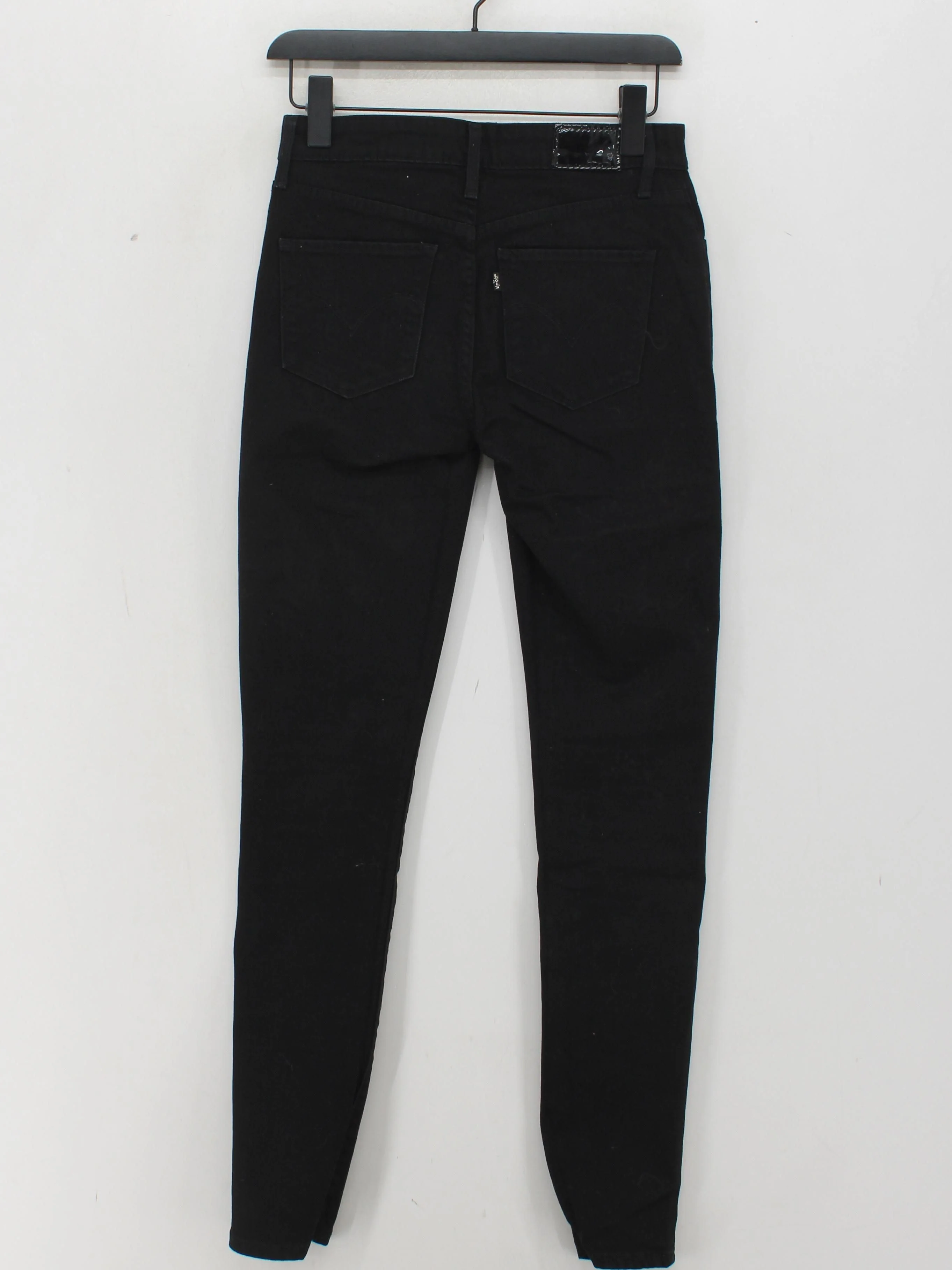 Levi’s Women's Jeans W 26 in Black Cotton with Elastane Skinny - Image 2