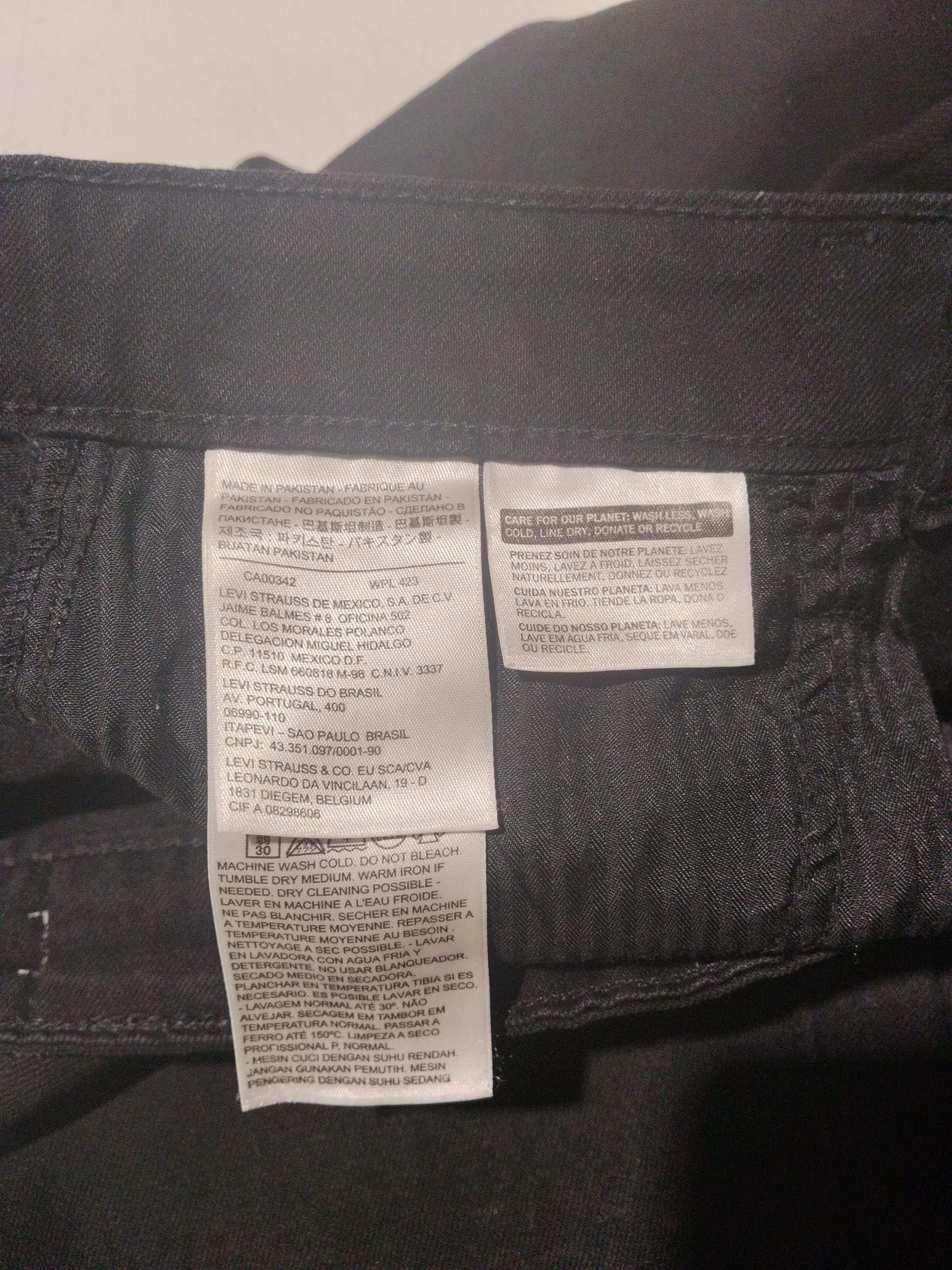 Levi’s Women's Jeans W 26 in Black Cotton with Elastane Skinny - Image 5