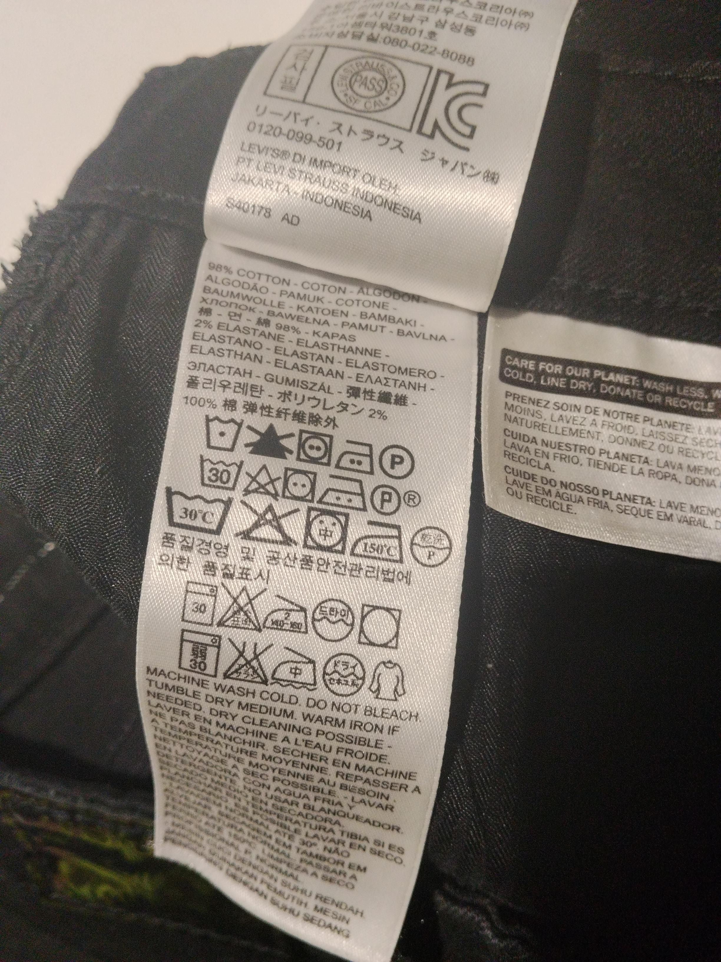 Levi’s Women's Jeans W 26 in Black Cotton with Elastane Skinny - Image 6