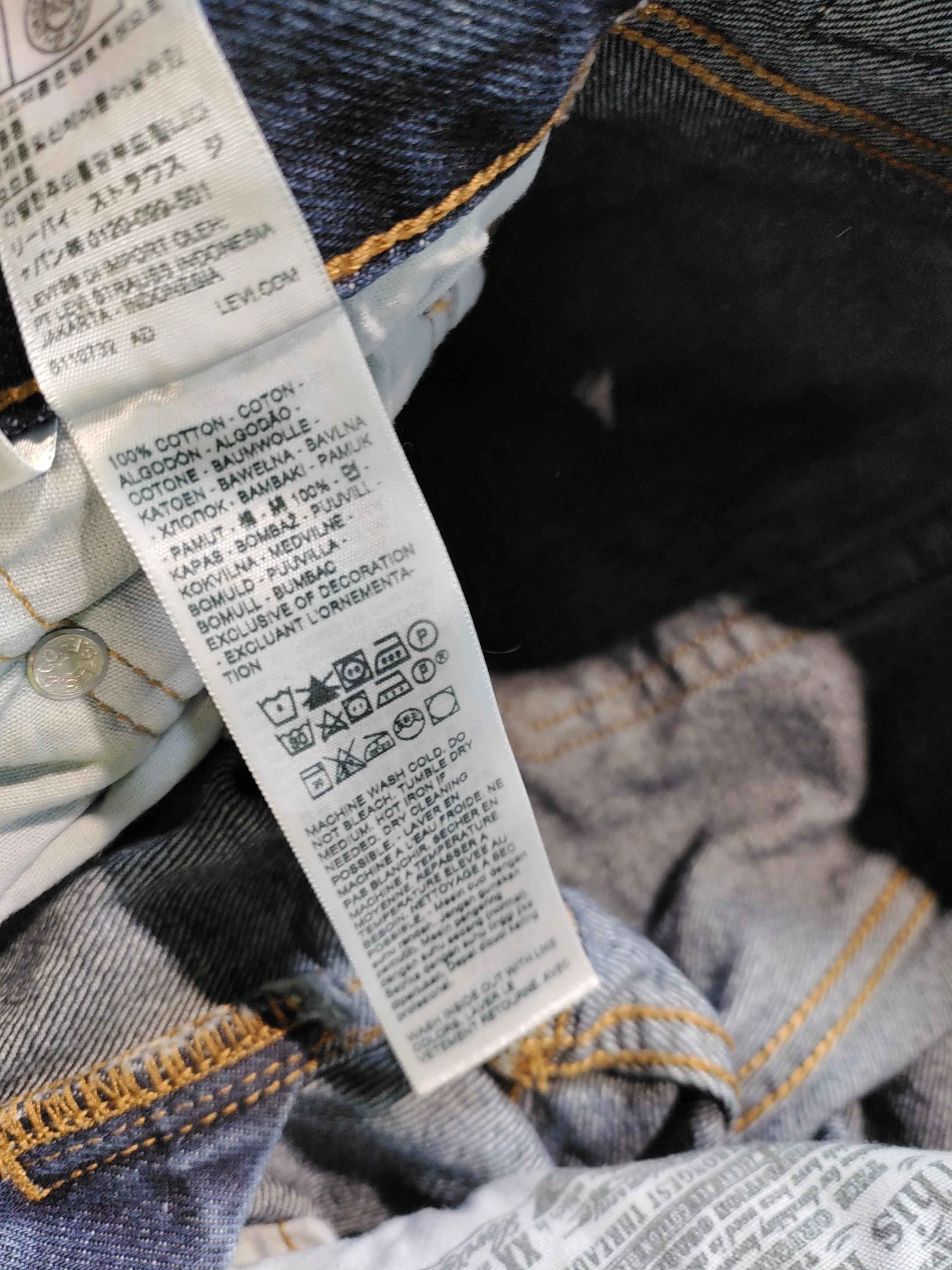 Levi’s Women's Jeans W 26 in Blue 100% Cotton Straight - Image 6