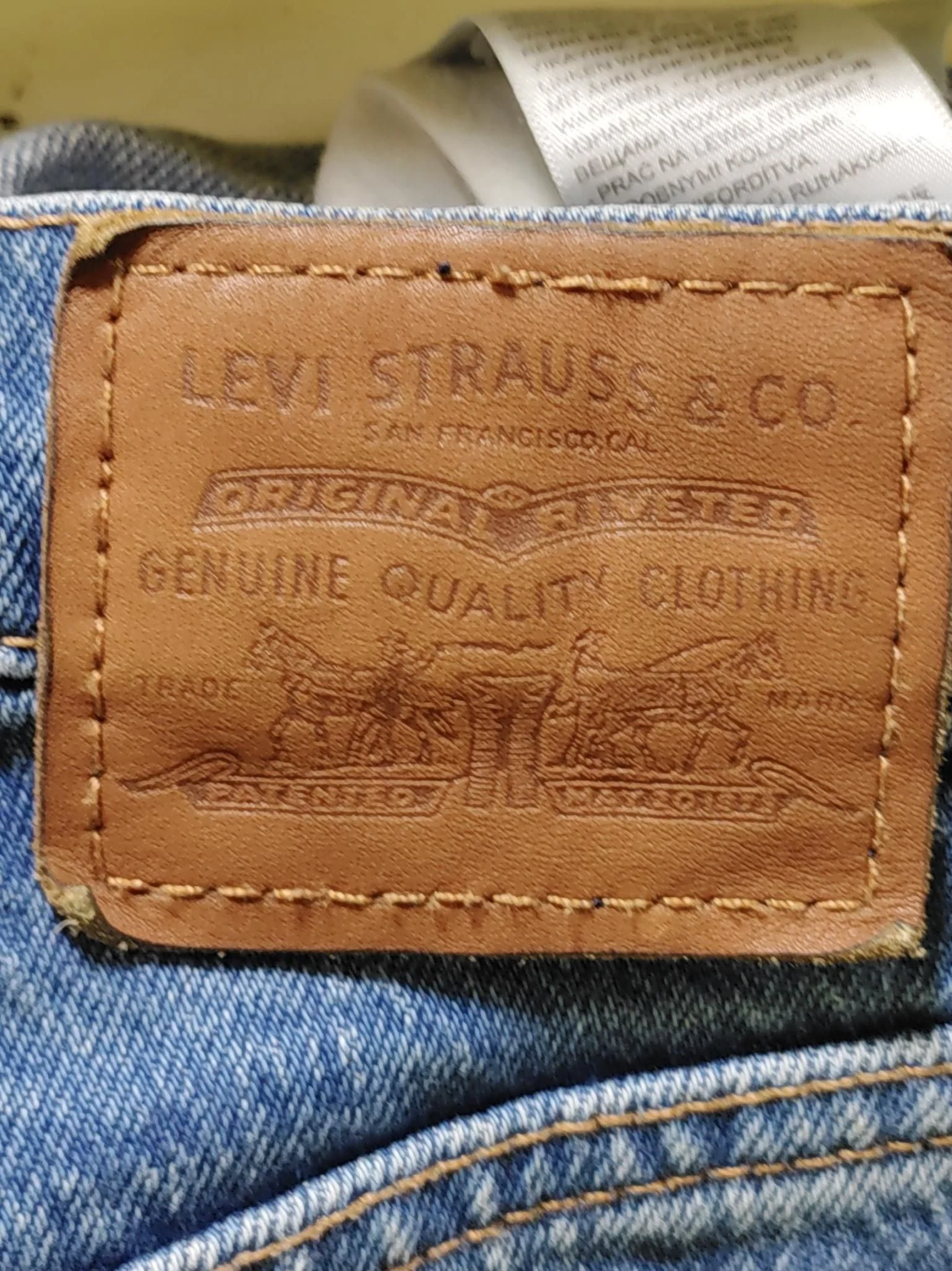 Levi’s Women's Jeans W 26 in Blue Cotton with Elastane Straight - Image 6