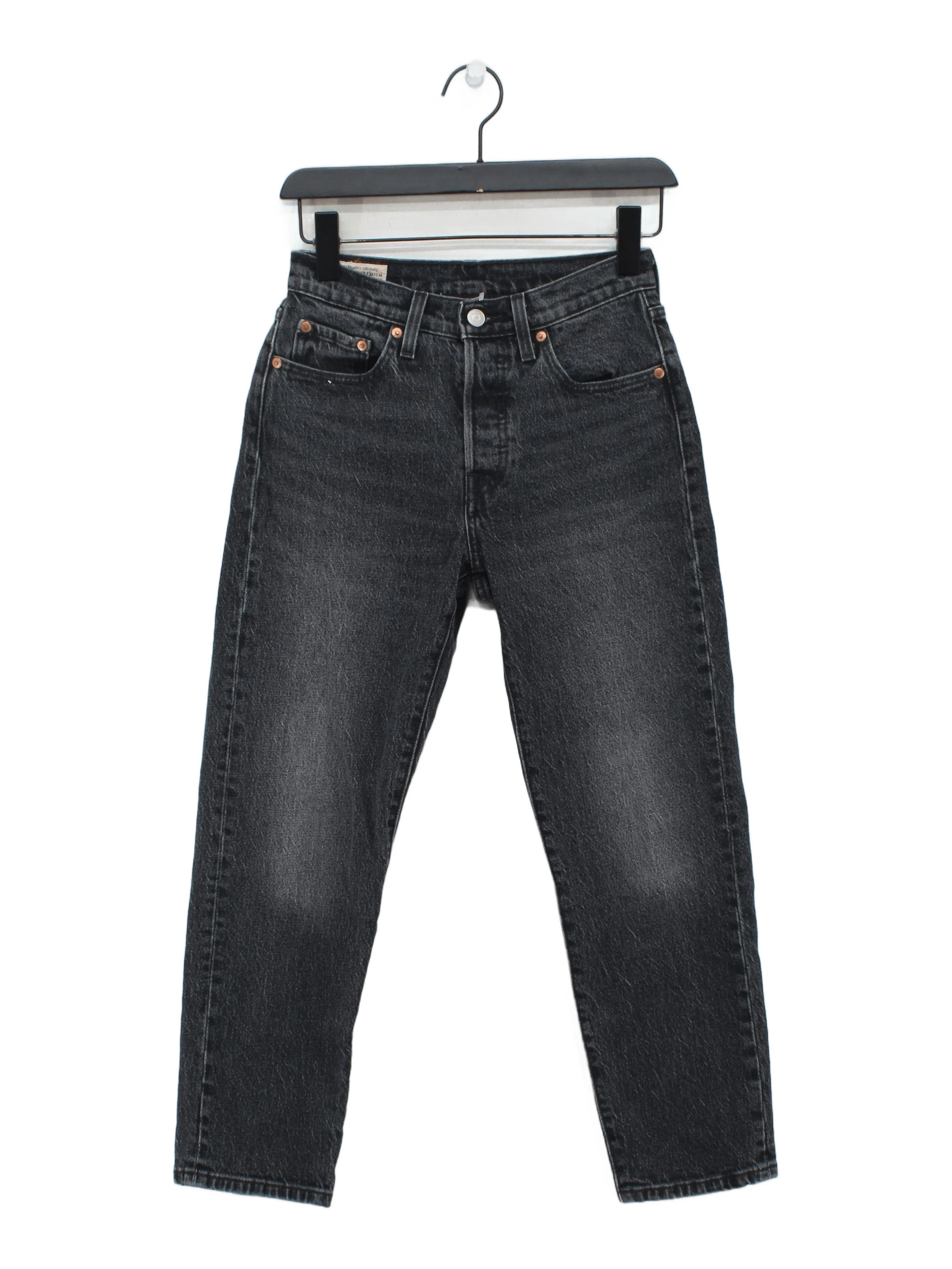 Levi’s Women's Jeans W 26 in; L 28 in Black Cotton with Elastane Mom