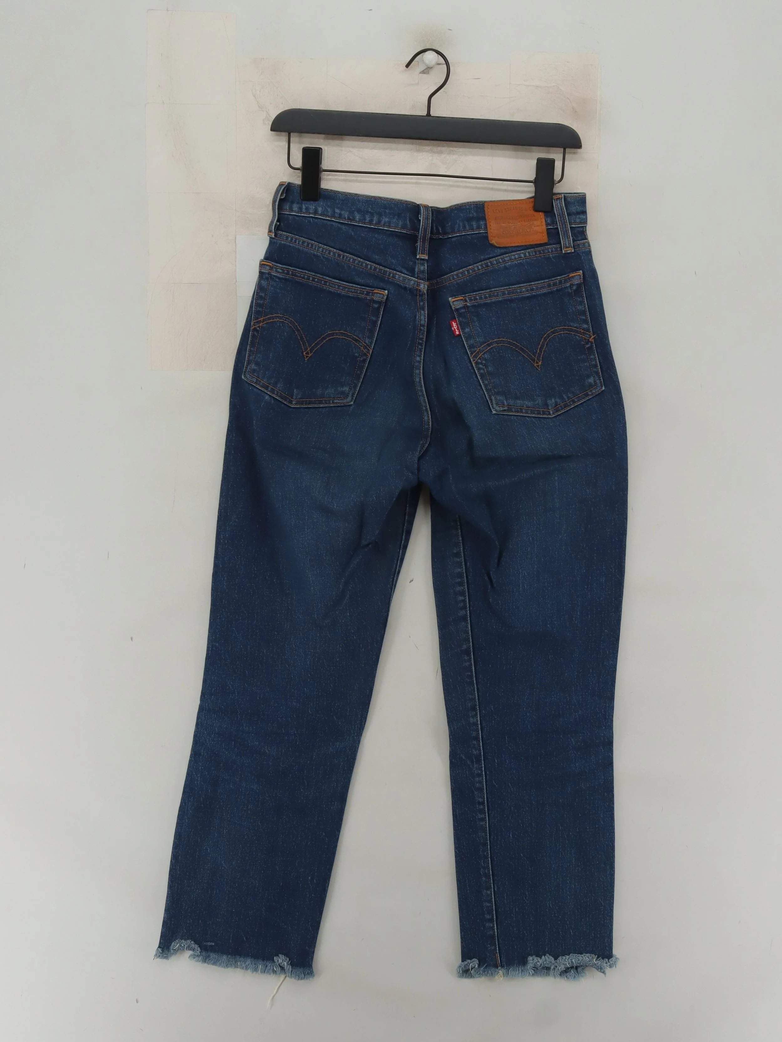 Levi’s Women's Jeans W 27 in Blue Cotton with Elastane Straight - Image 2