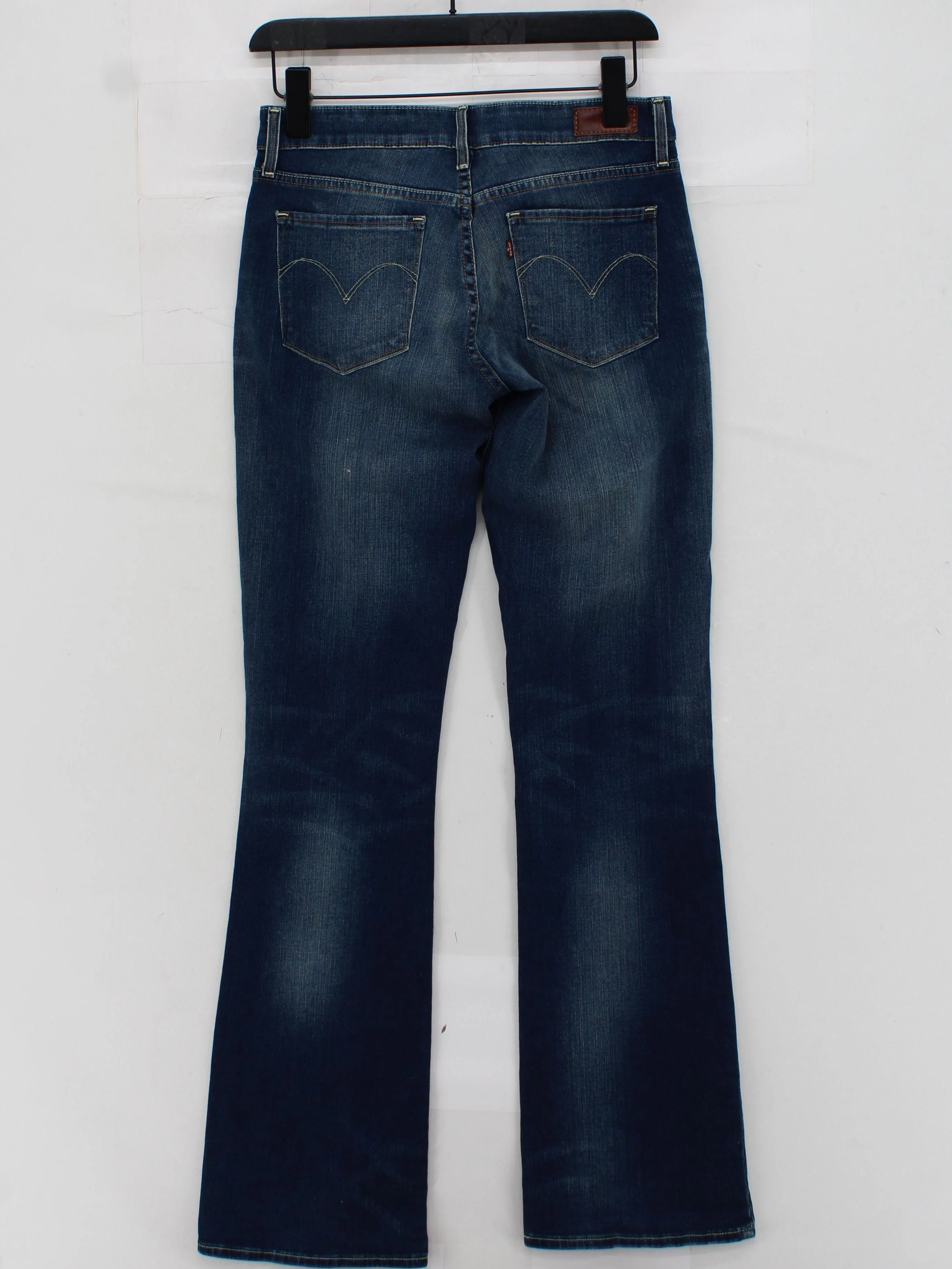 Levi’s Women's Jeans W 27 in Blue Cotton with Polyester, Elastane Flared - Image 2