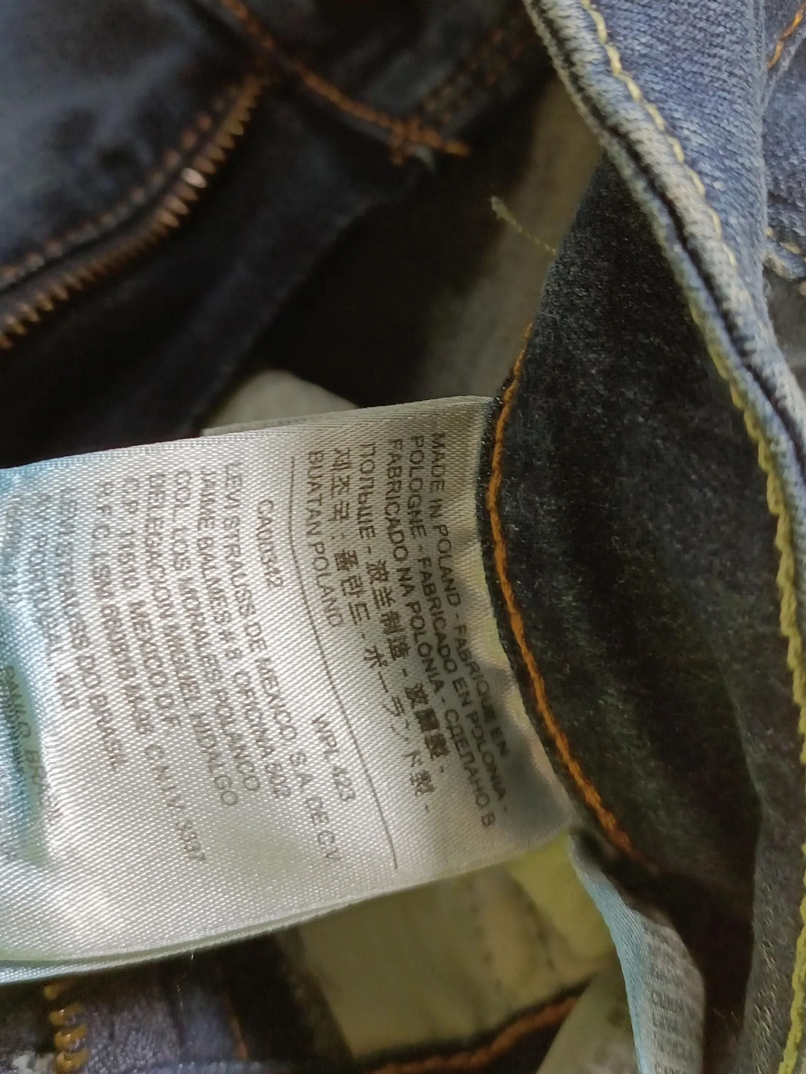 Levi’s Women's Jeans W 27 in Blue Cotton with Polyester, Elastane Flared - Image 5