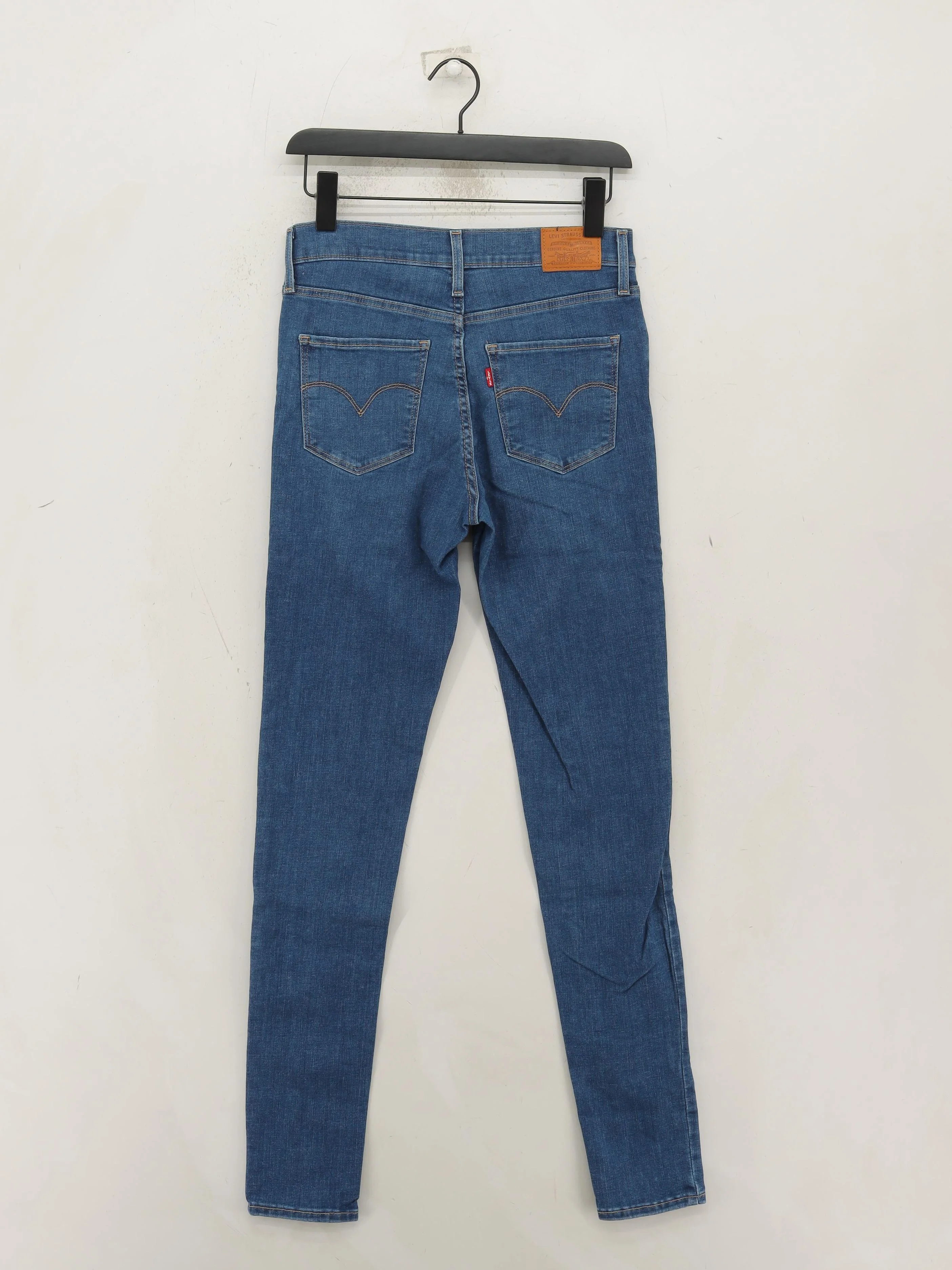 Levi’s Women's Jeans W 27 in Blue Cotton with Polyester, Elastane Skinny - Image 2