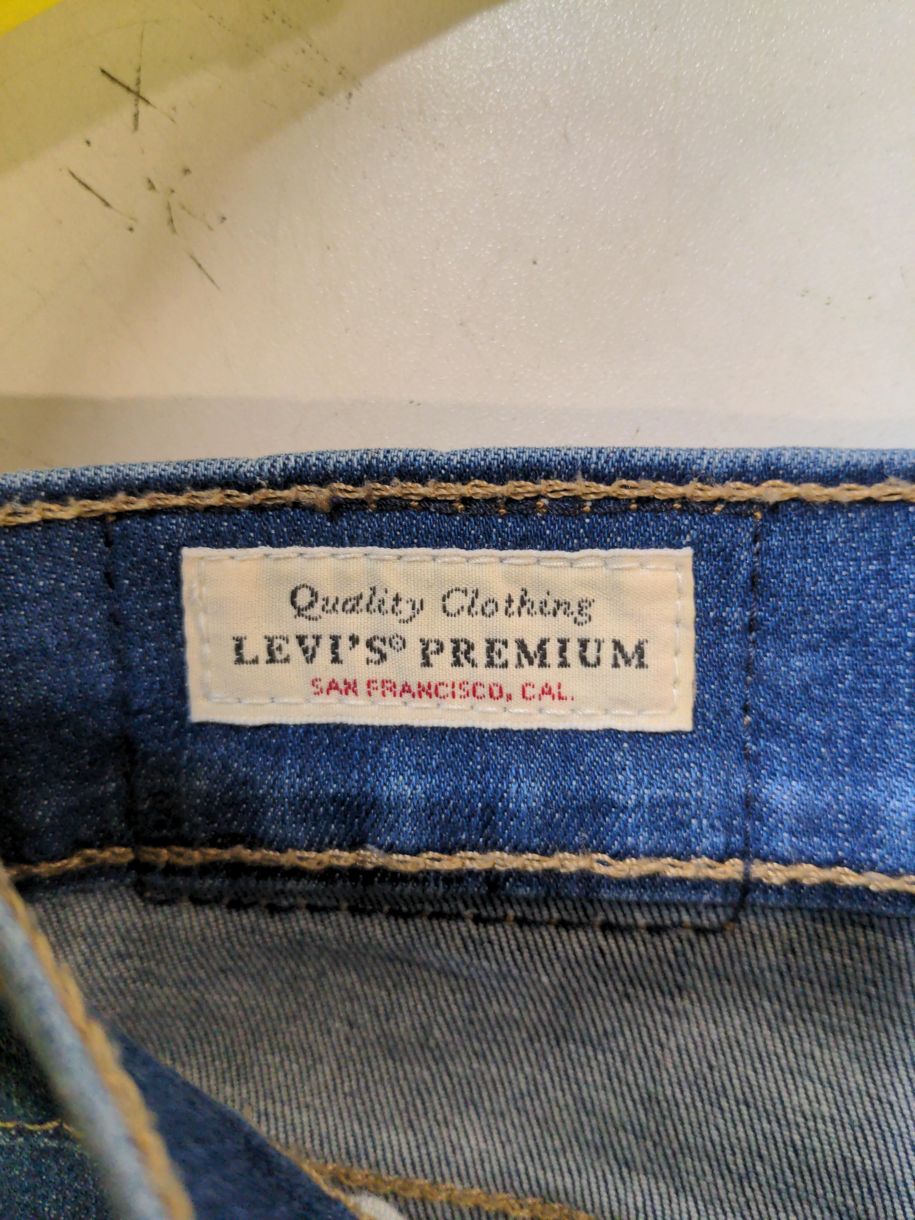 Levi’s Women's Jeans W 27 in Blue Cotton with Polyester, Elastane Skinny - Image 5