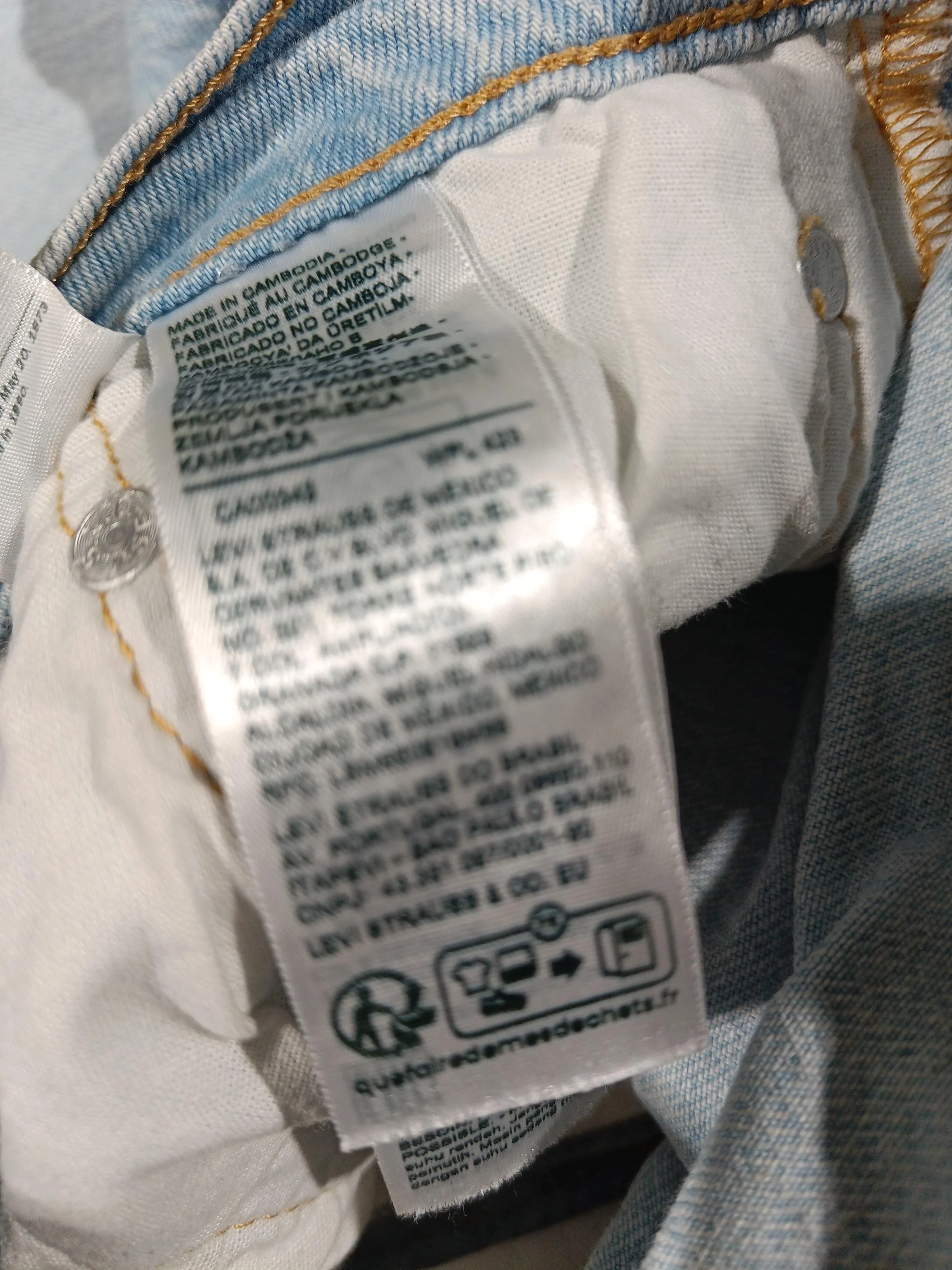 Levi’s Women's Jeans W 27 in; L 30 in Blue 100% Cotton Mom - Image 6