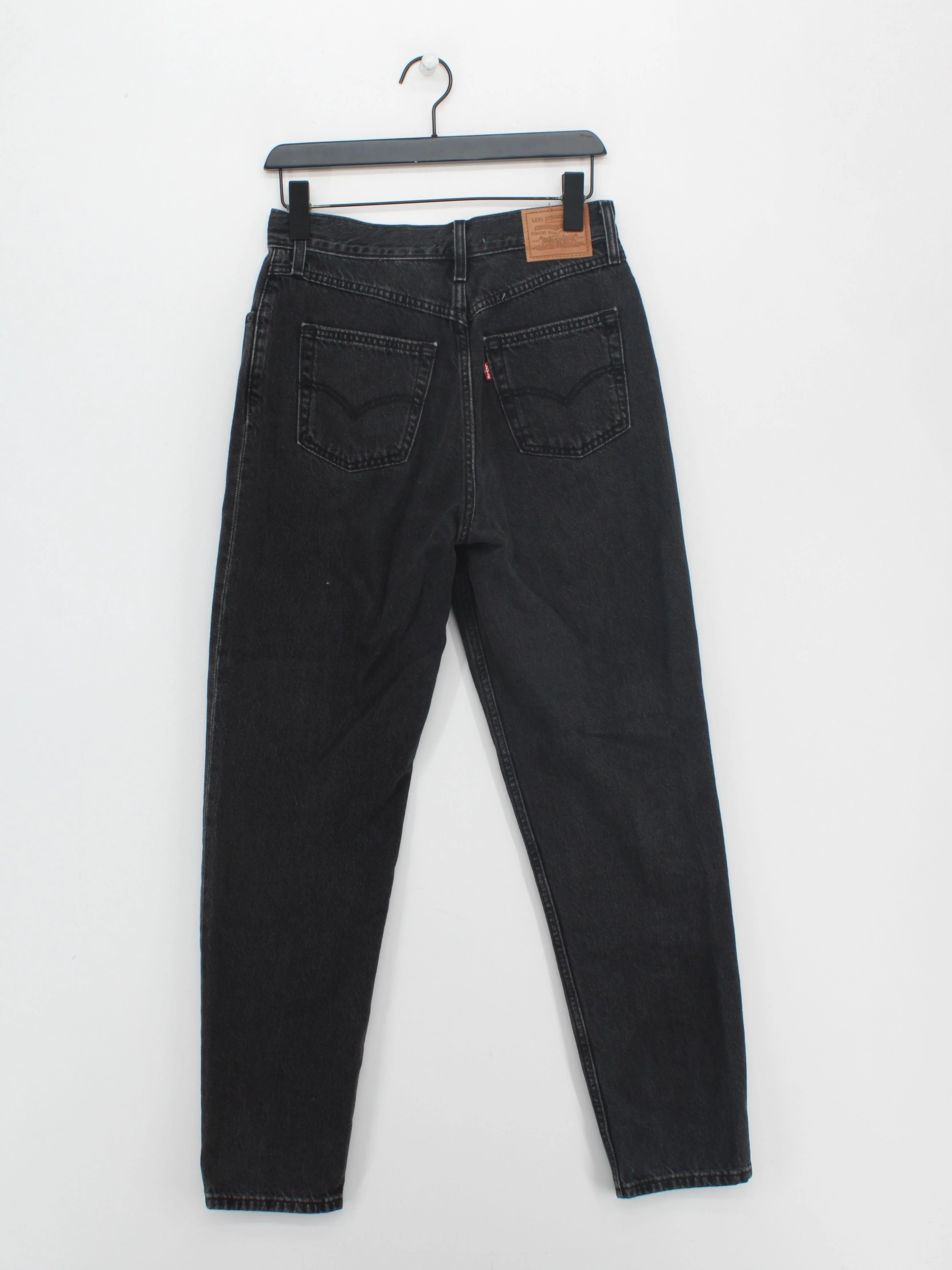 Levi’s Women's Jeans W 28 in Black 100% Cotton Mom - Image 2