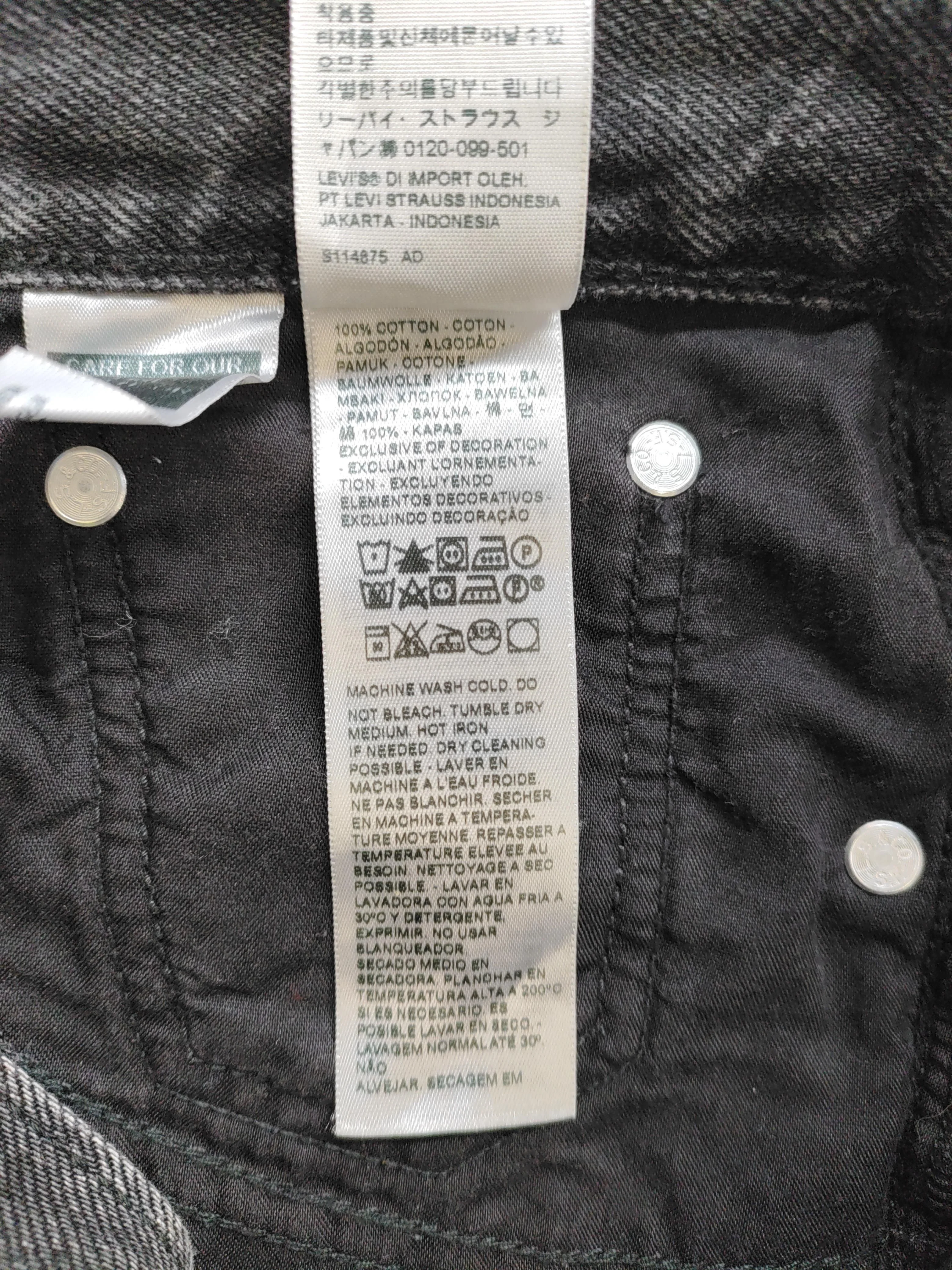 Levi’s Women's Jeans W 28 in Black 100% Cotton Mom - Image 6
