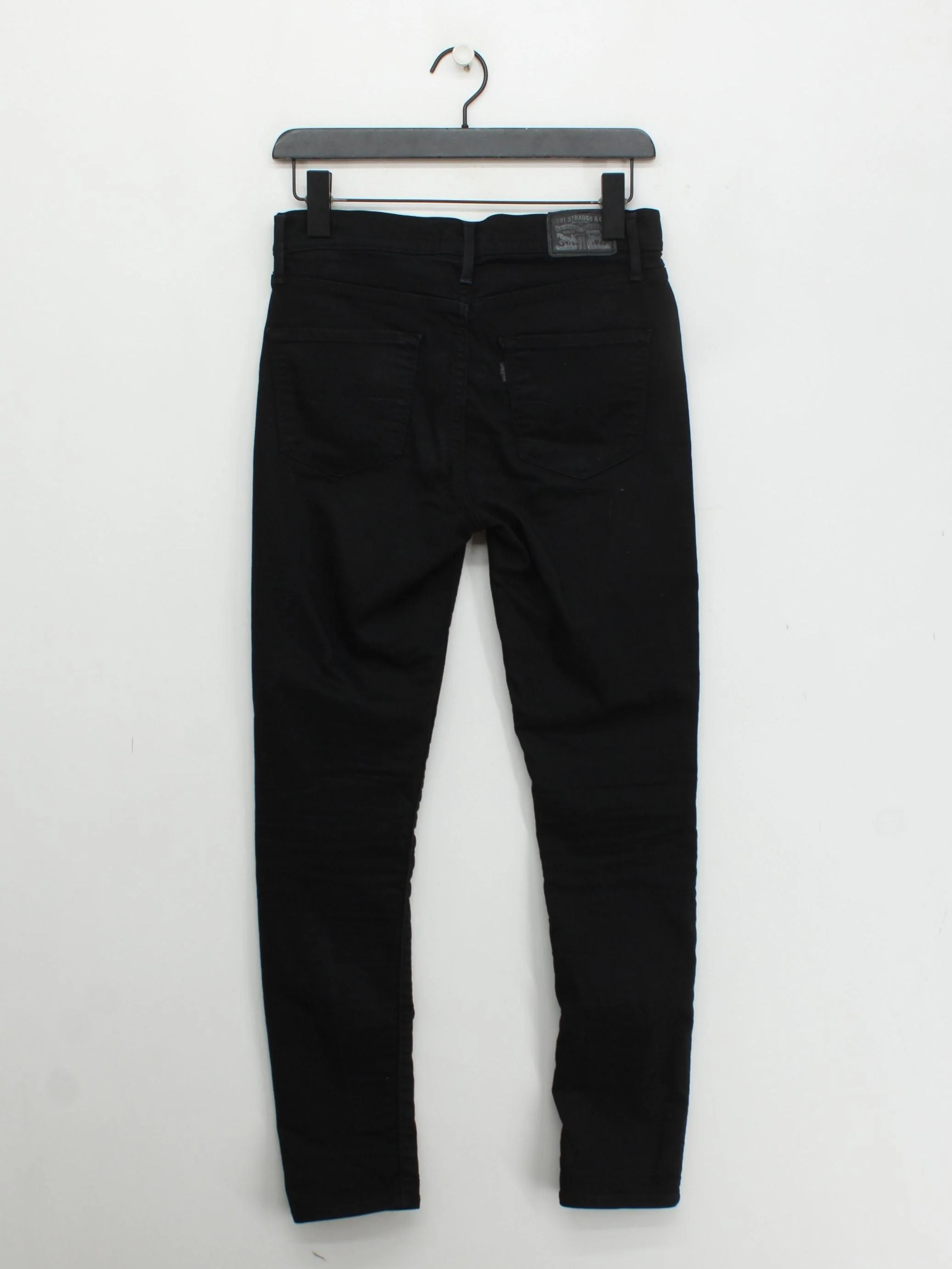 Levi’s Women's Jeans W 28 in Black Cotton with Polyester, Elastane Skinny - Image 2