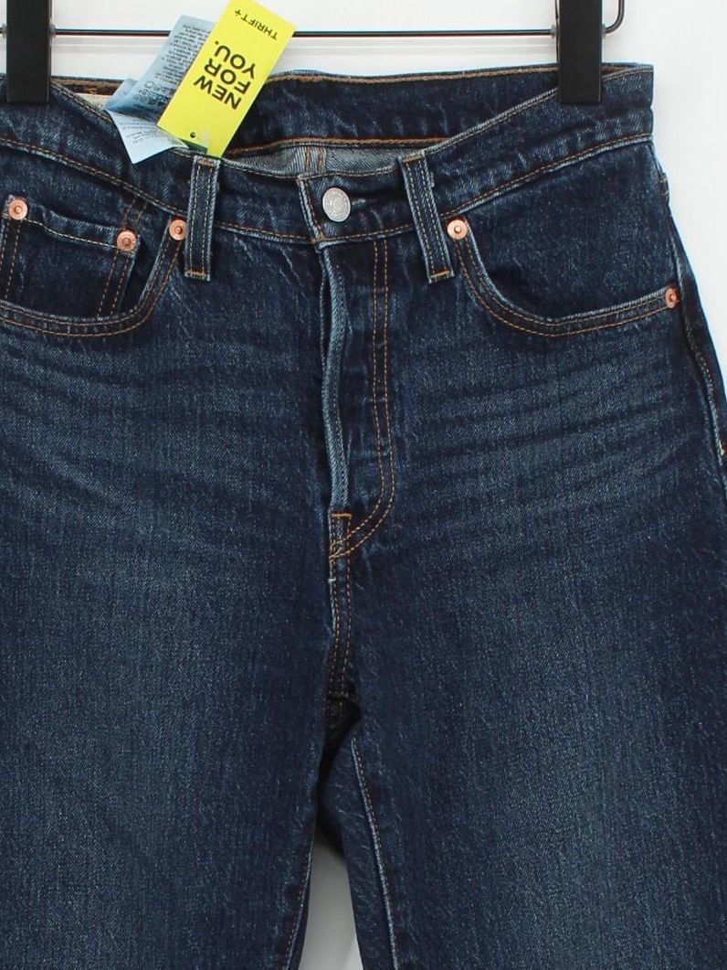 Levi’s Women's Jeans W 28 in Blue 100% Cotton Mom - Image 3