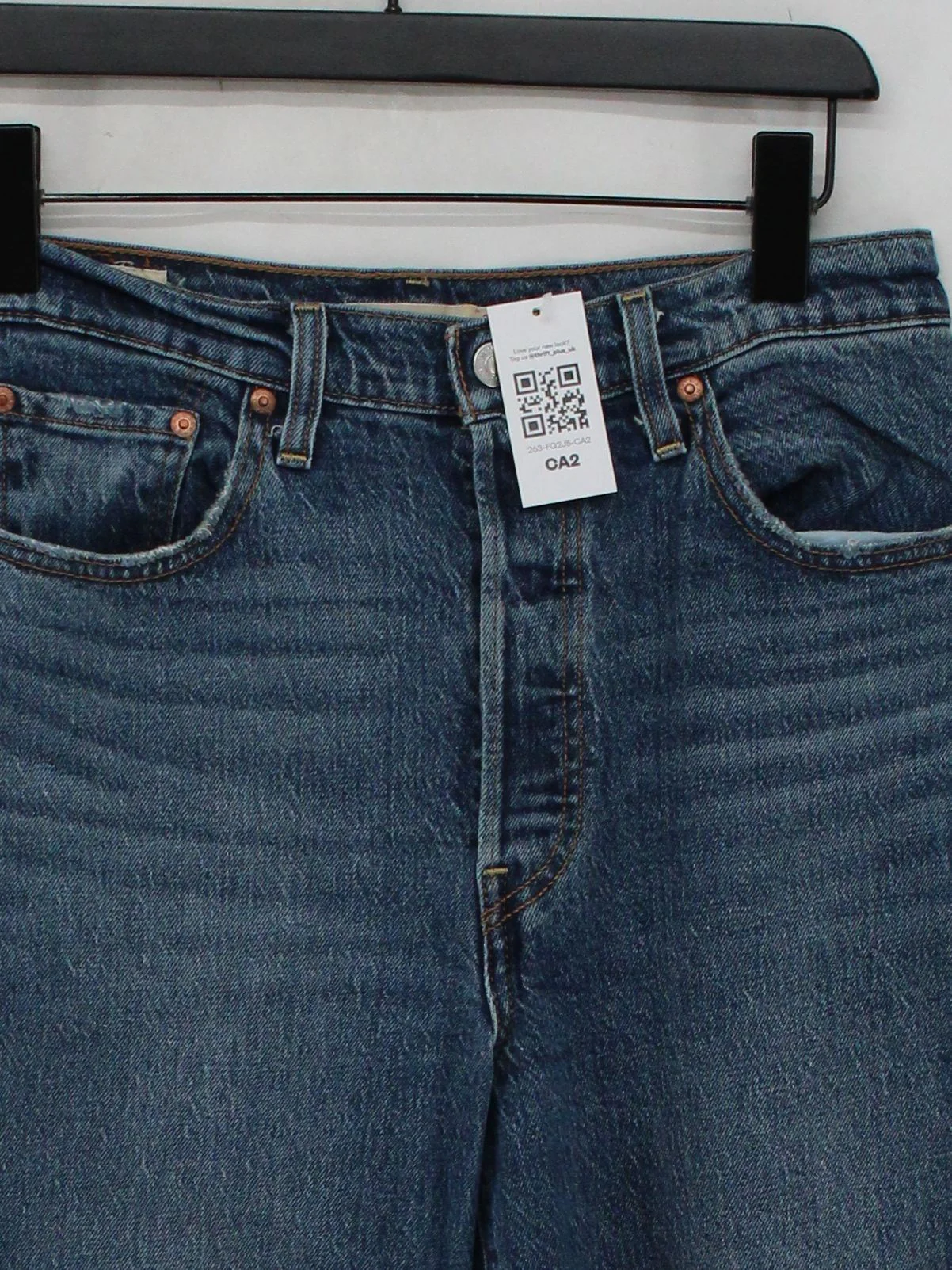Levi’s Women's Jeans W 28 in Blue 100% Cotton Straight - Image 3