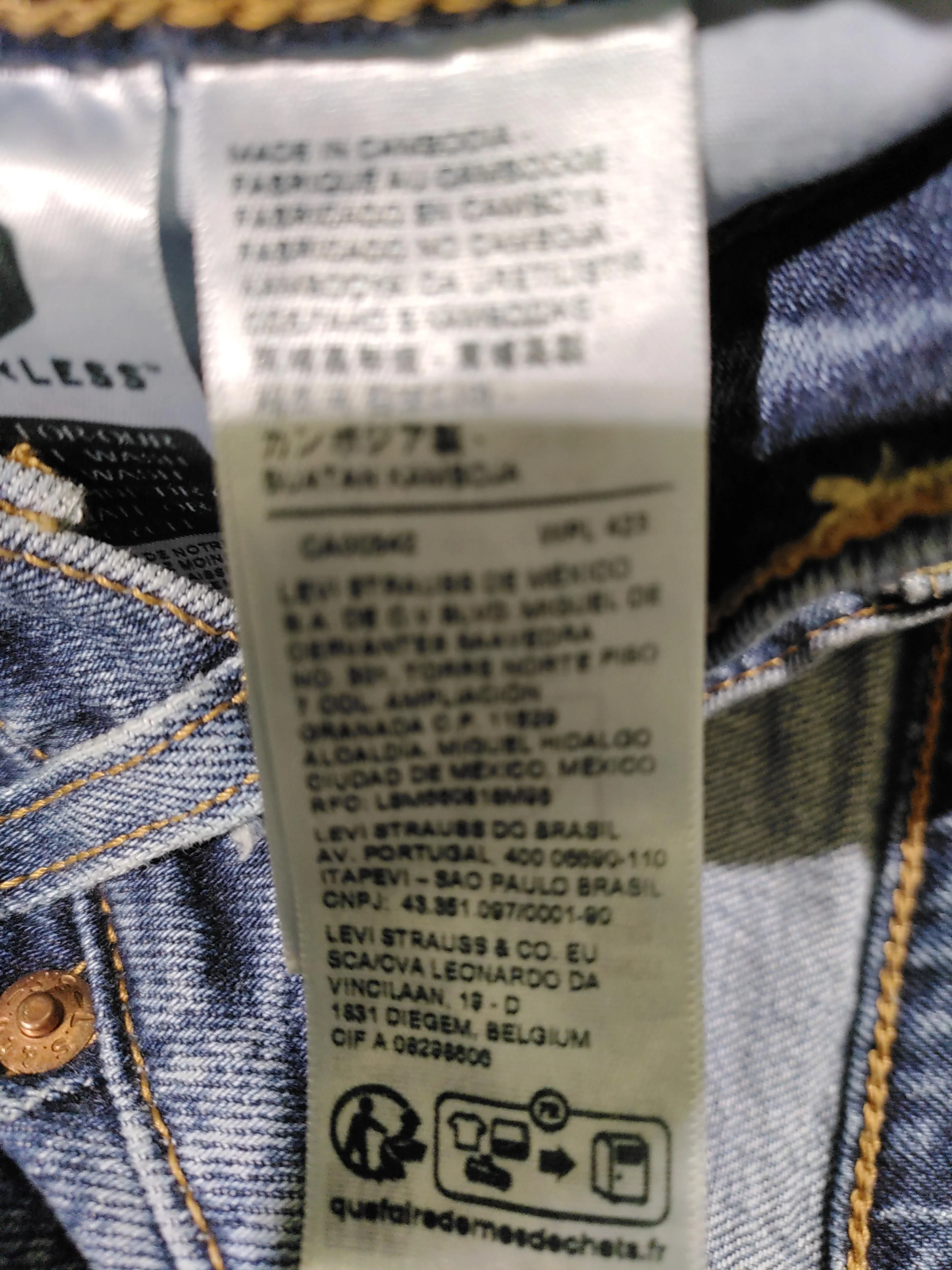 Levi’s Women's Jeans W 28 in Blue 100% Cotton Straight - Image 6