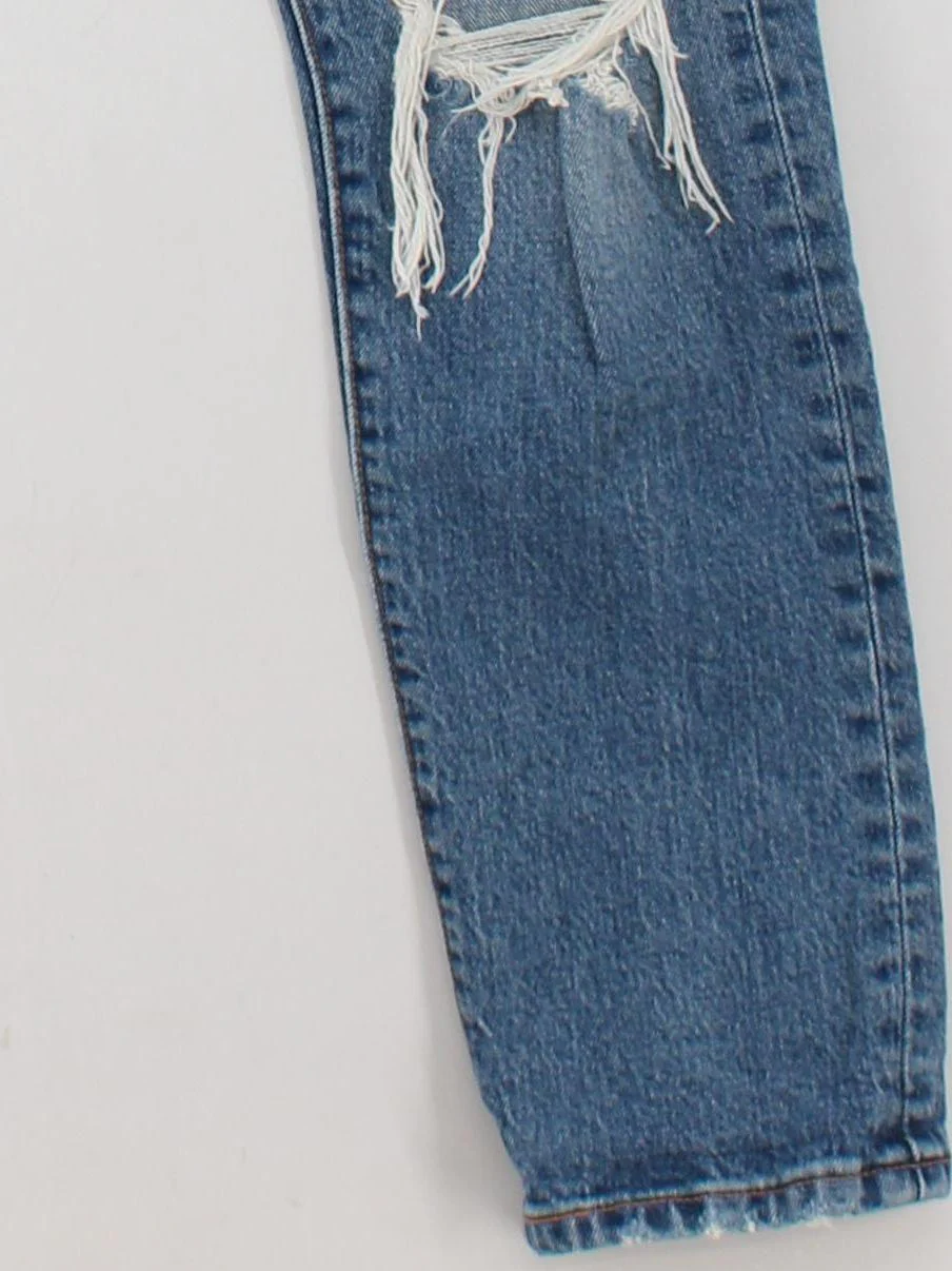 Levi’s Women's Jeans W 28 in Blue Cotton with Elastane Straight - Image 4