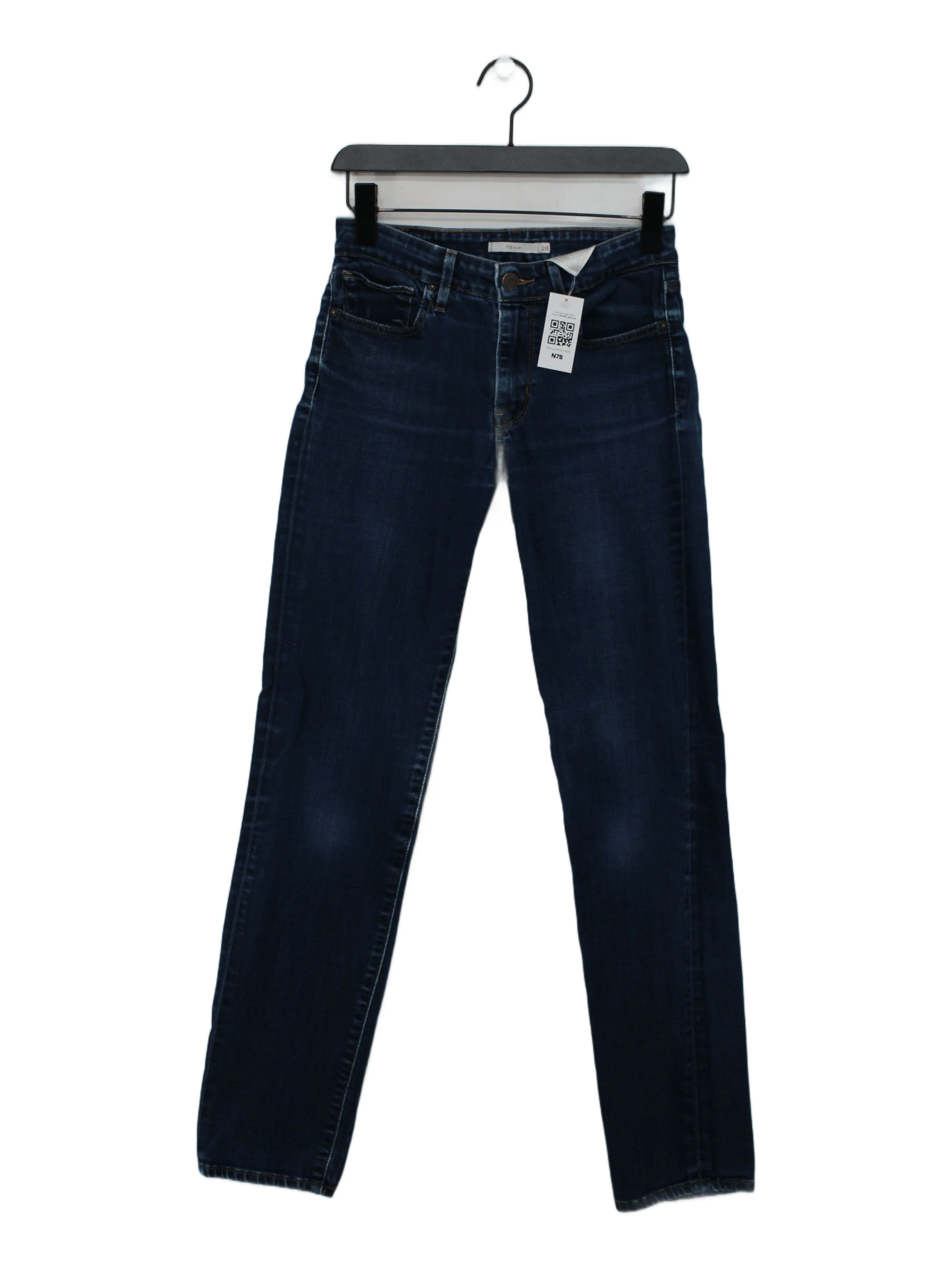 Levi’s Women's Jeans W 28 in Blue Cotton with Polyester, Elastane Straight