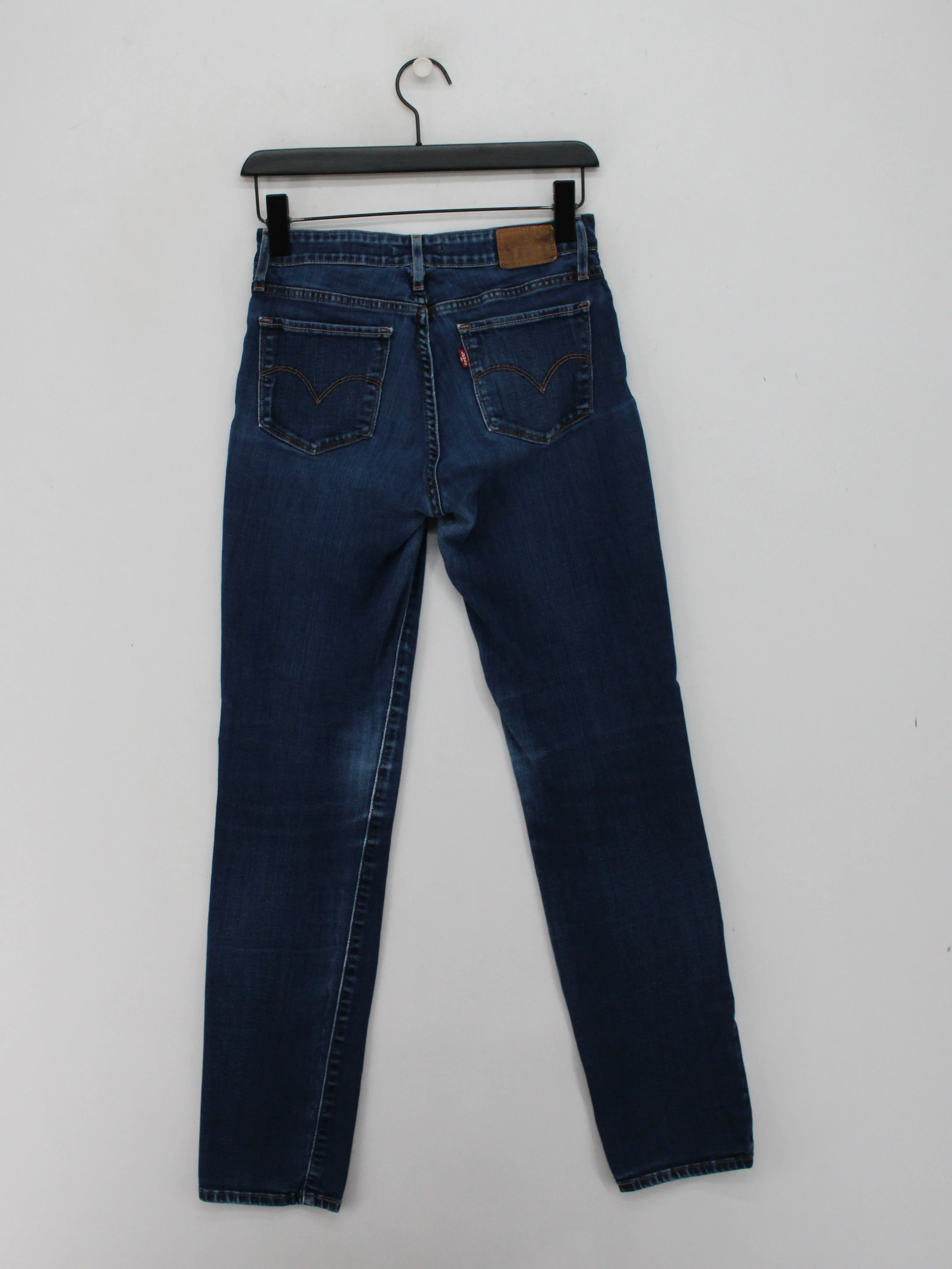 Levi’s Women's Jeans W 28 in Blue Cotton with Polyester, Elastane Straight - Image 2