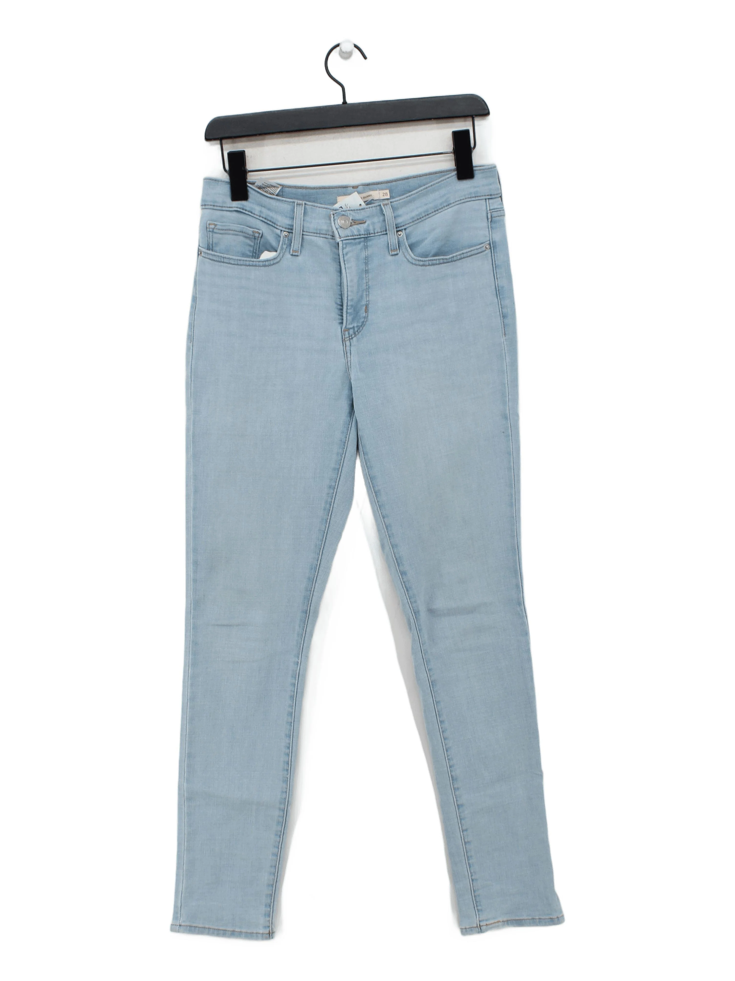 Levi’s Women's Jeans W 28 in Blue Cotton with Viscose, Polyester Skinny