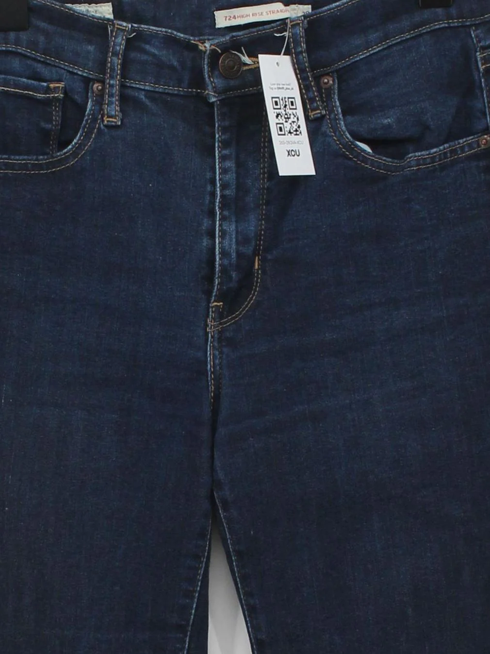 Levi’s Women's Jeans W 28 in; L 30 in Blue Cotton with Elastane Straight - Image 3