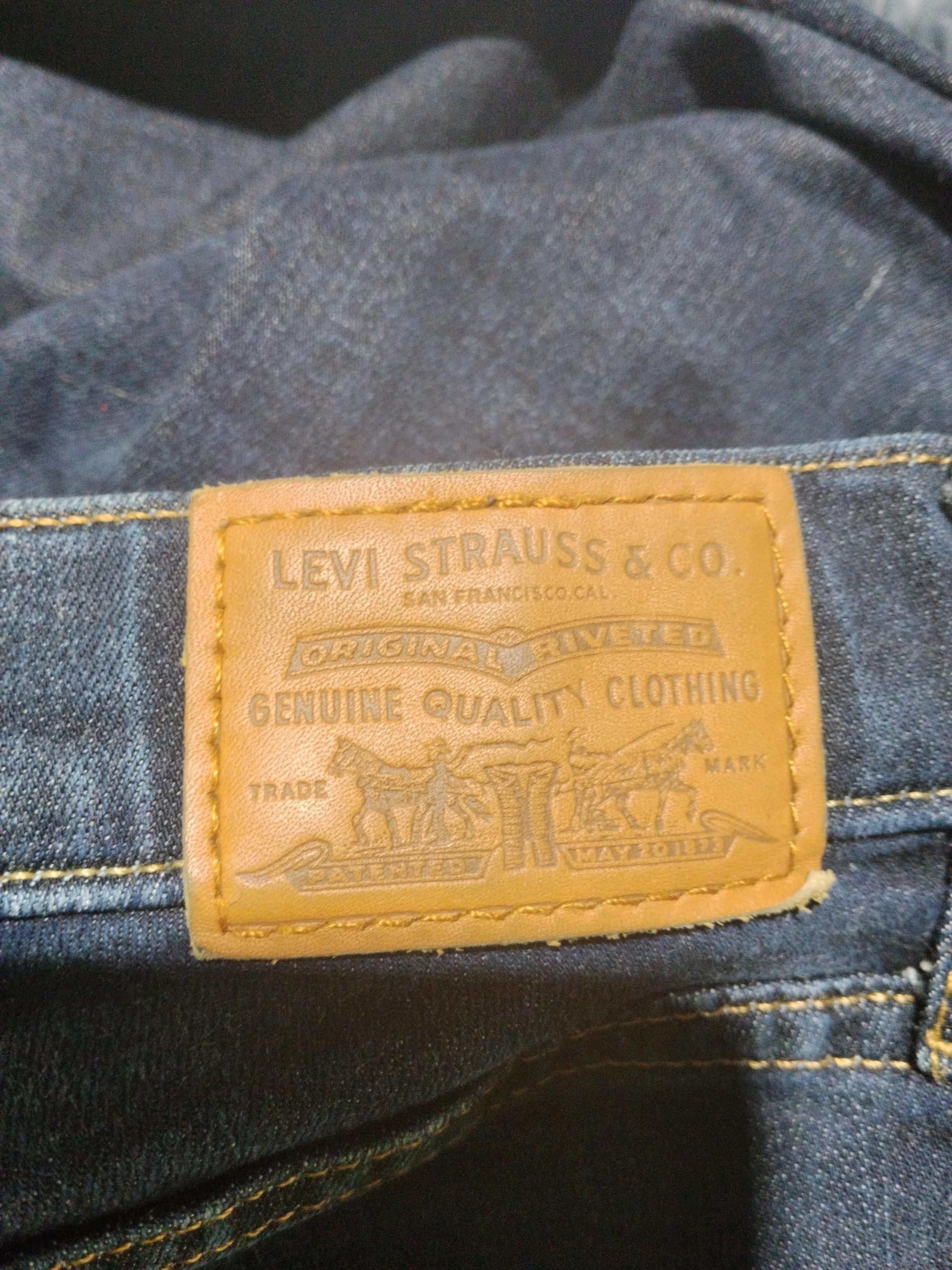 Levi’s Women's Jeans W 28 in; L 30 in Blue Cotton with Elastane Straight - Image 6