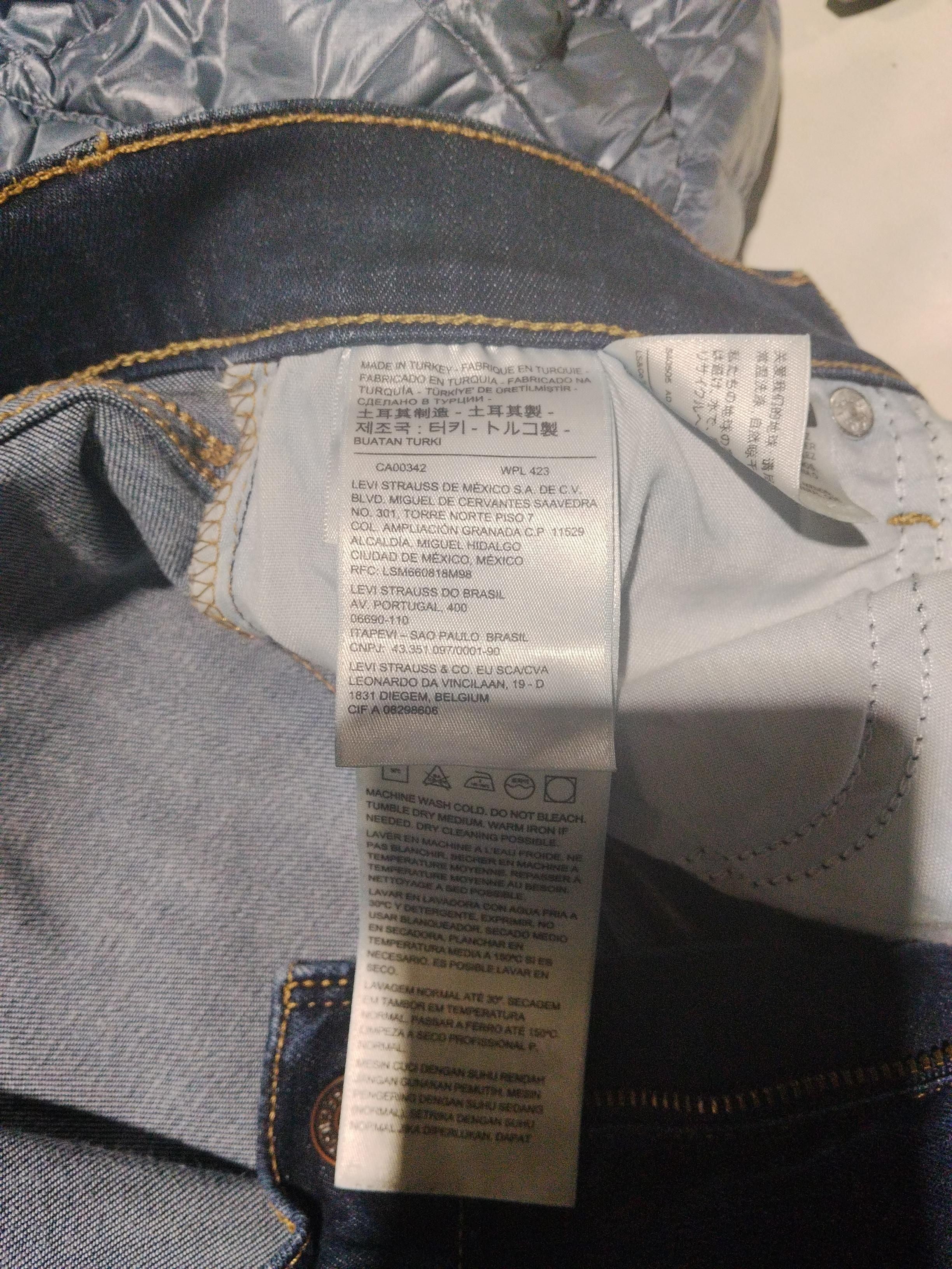 Levi’s Women's Jeans W 28 in; L 30 in Blue Cotton with Elastane Straight - Image 7