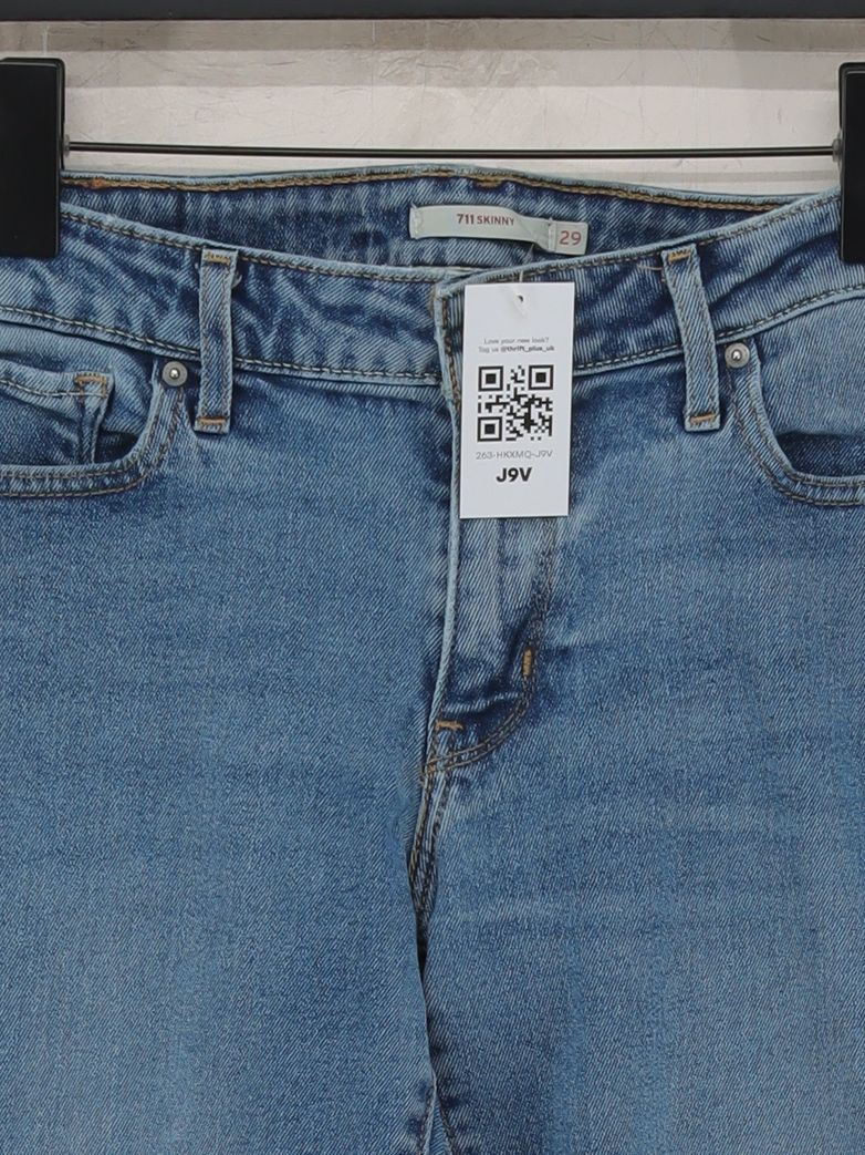 Levi’s Women's Jeans W 29 in Blue Cotton with Elastane Skinny - Image 3
