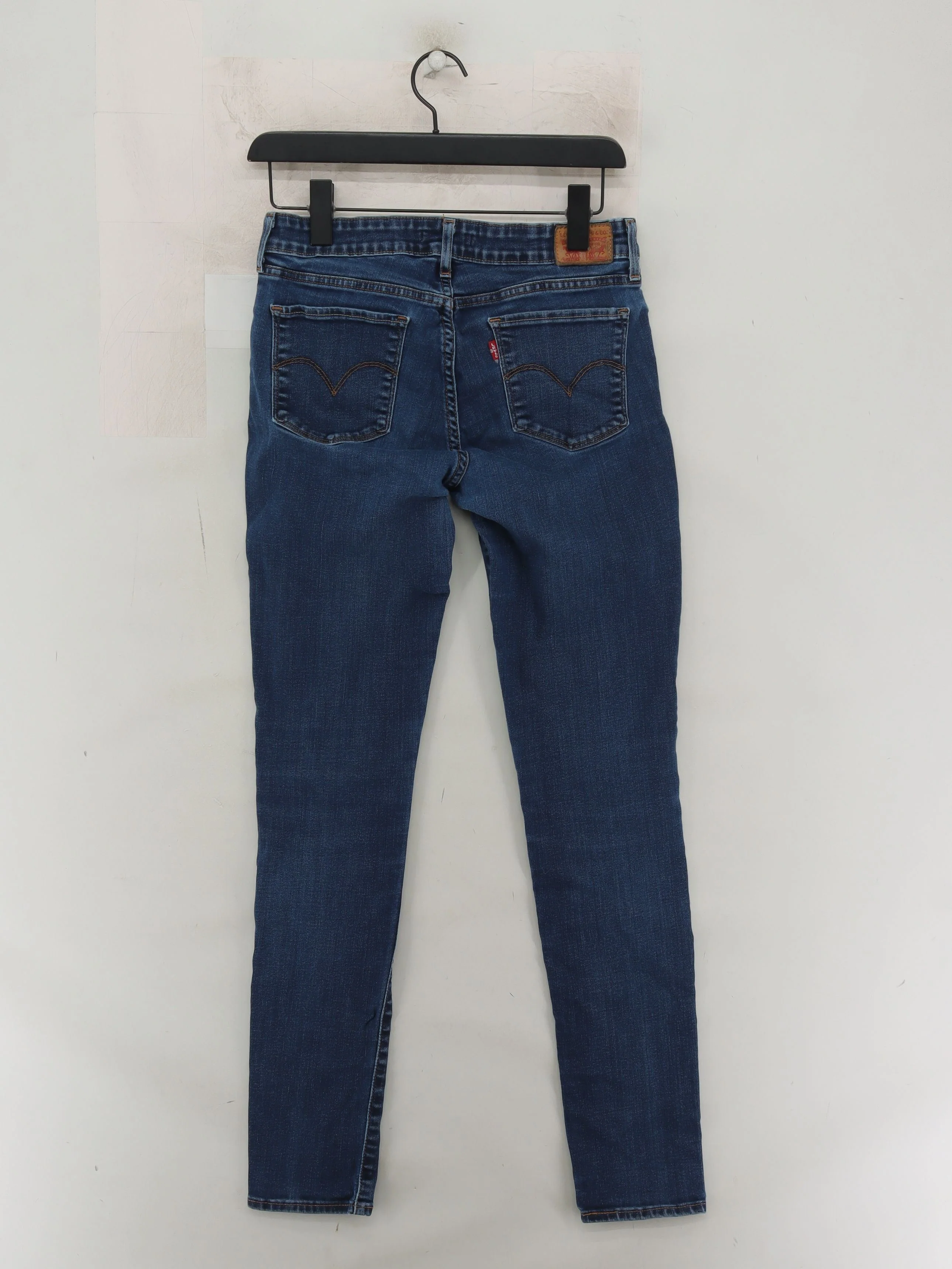 Levi’s Women's Jeans W 29 in Blue Cotton with Polyester, Elastane Skinny - Image 2