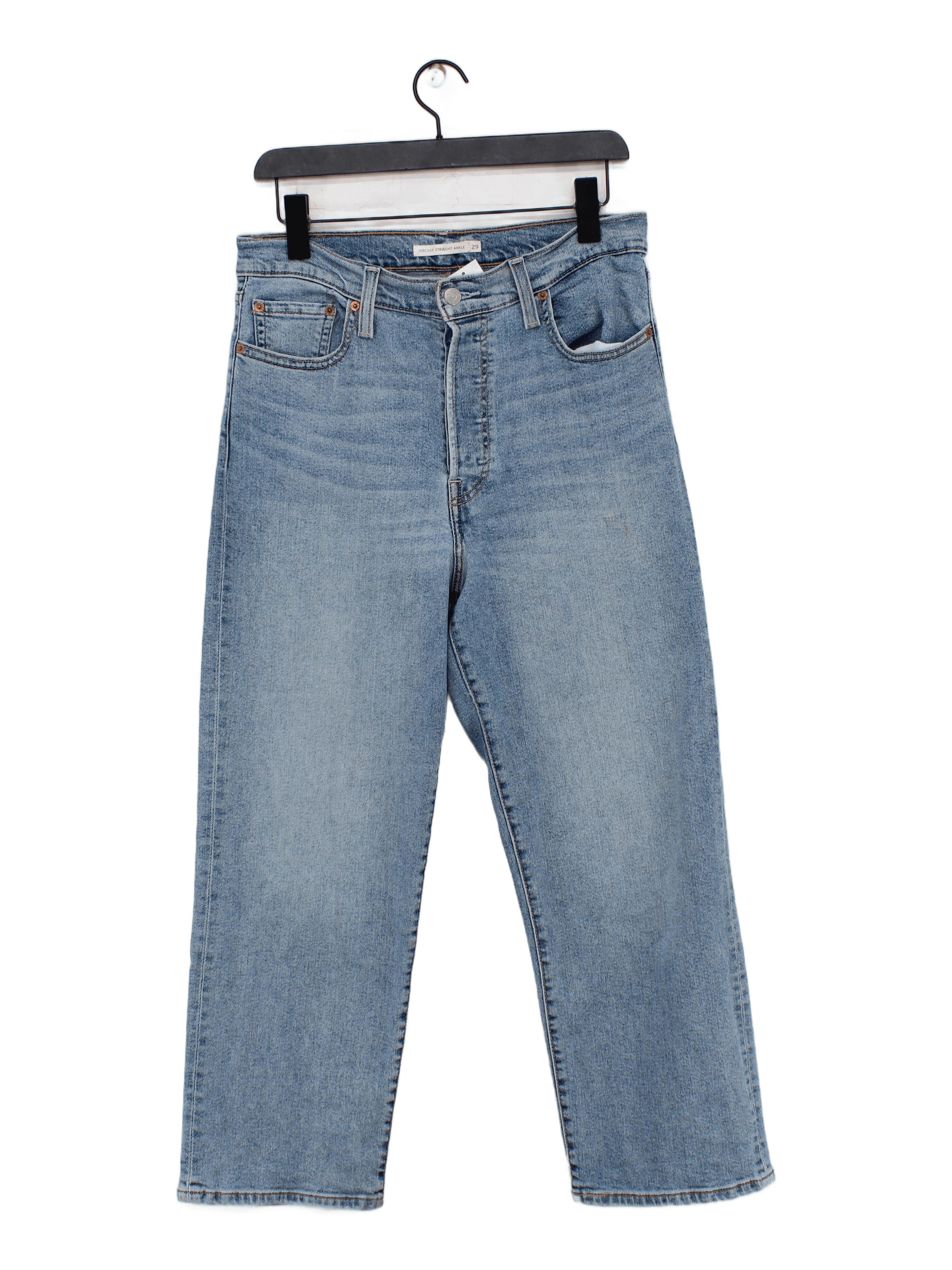 Levi’s Women's Jeans W 29 in Blue Cotton with Polyester, Elastane Straight