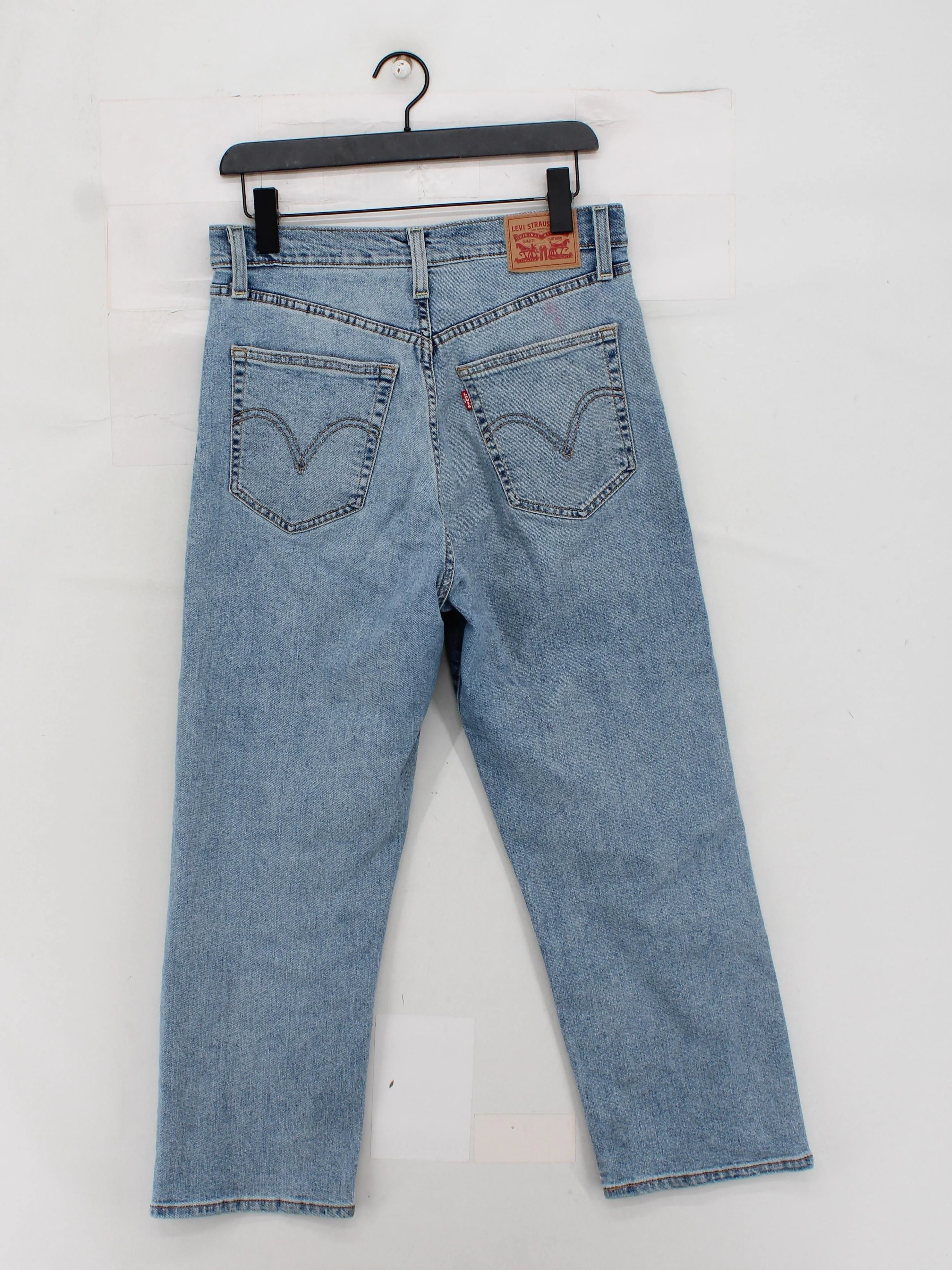 Levi’s Women's Jeans W 29 in Blue Cotton with Polyester, Elastane Straight - Image 2
