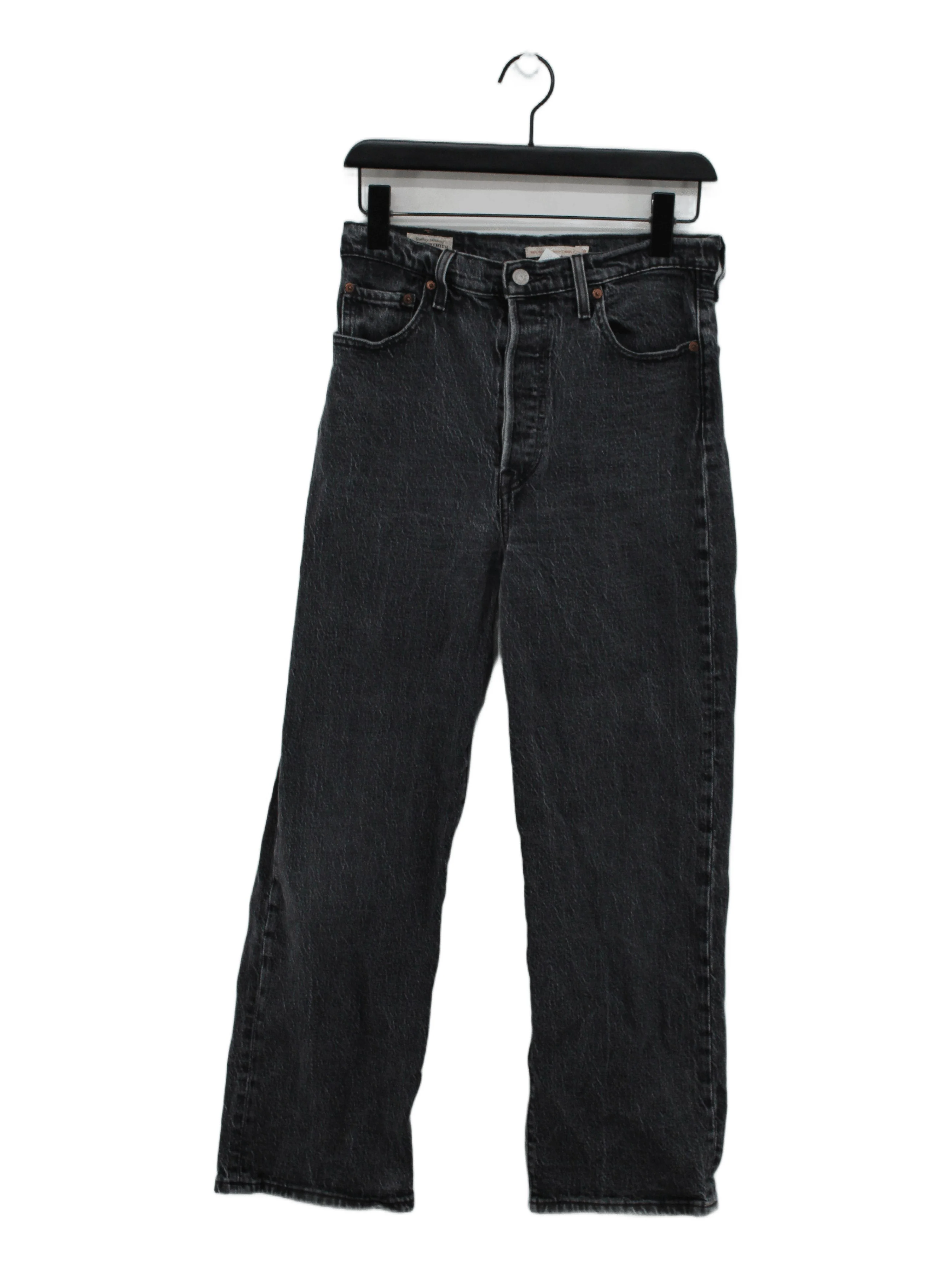 Levi’s Women's Jeans W 29 in Grey Cotton with Elastane Straight