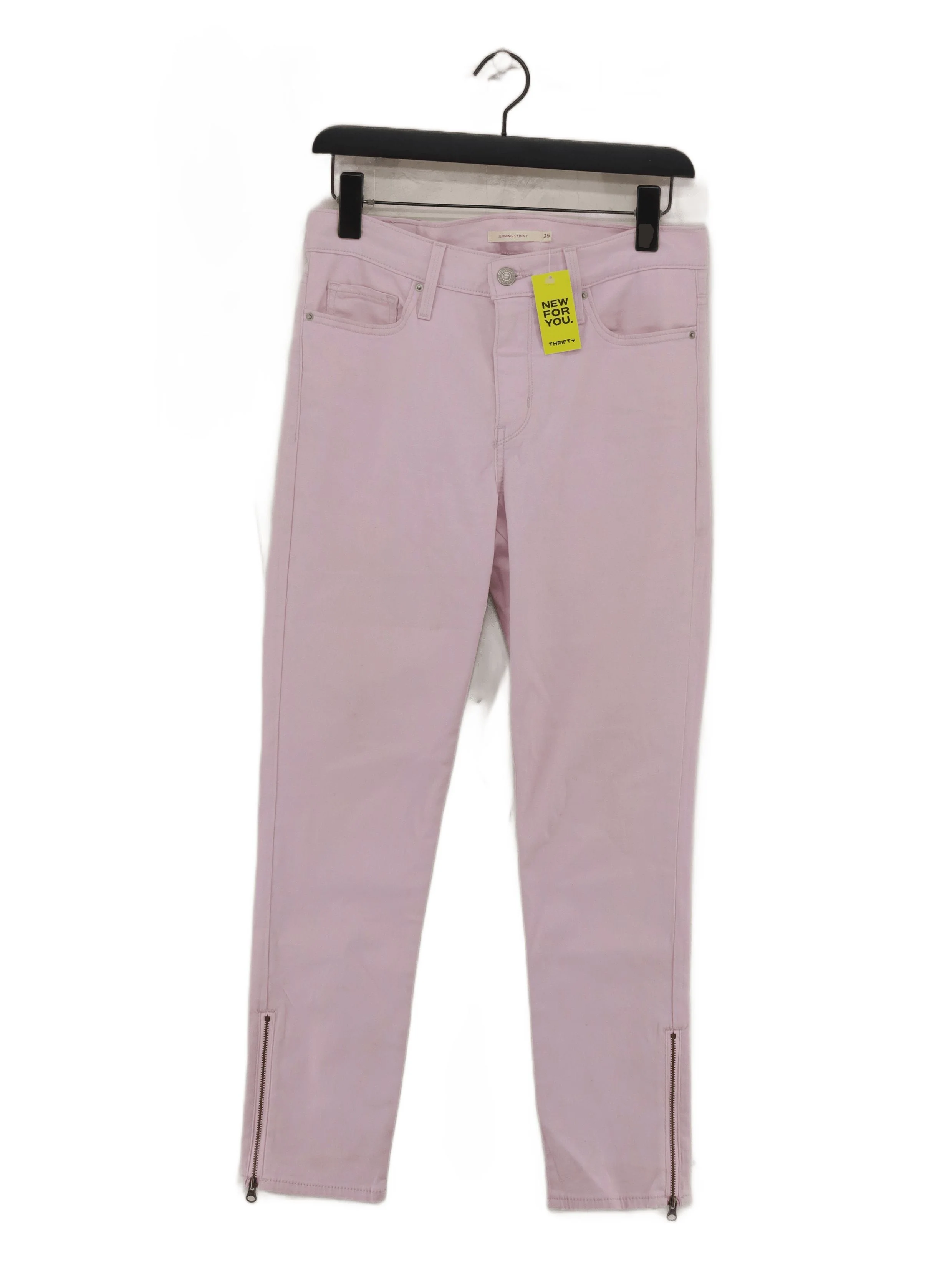 Levi’s Women's Jeans W 29 in Pink Cotton with Viscose, Elastane Skinny