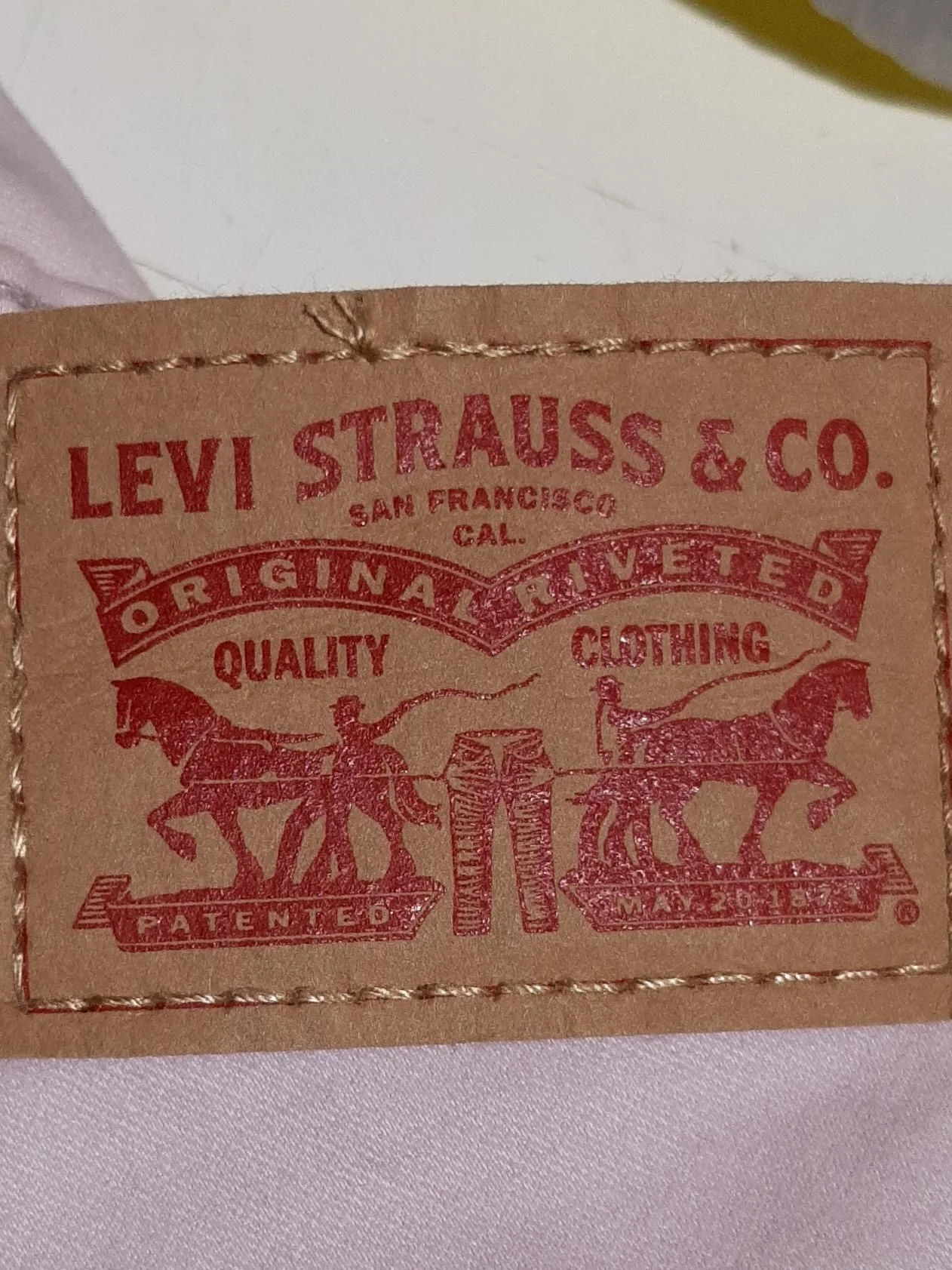 Levi’s Women's Jeans W 29 in Pink Cotton with Viscose, Elastane Skinny - Image 6