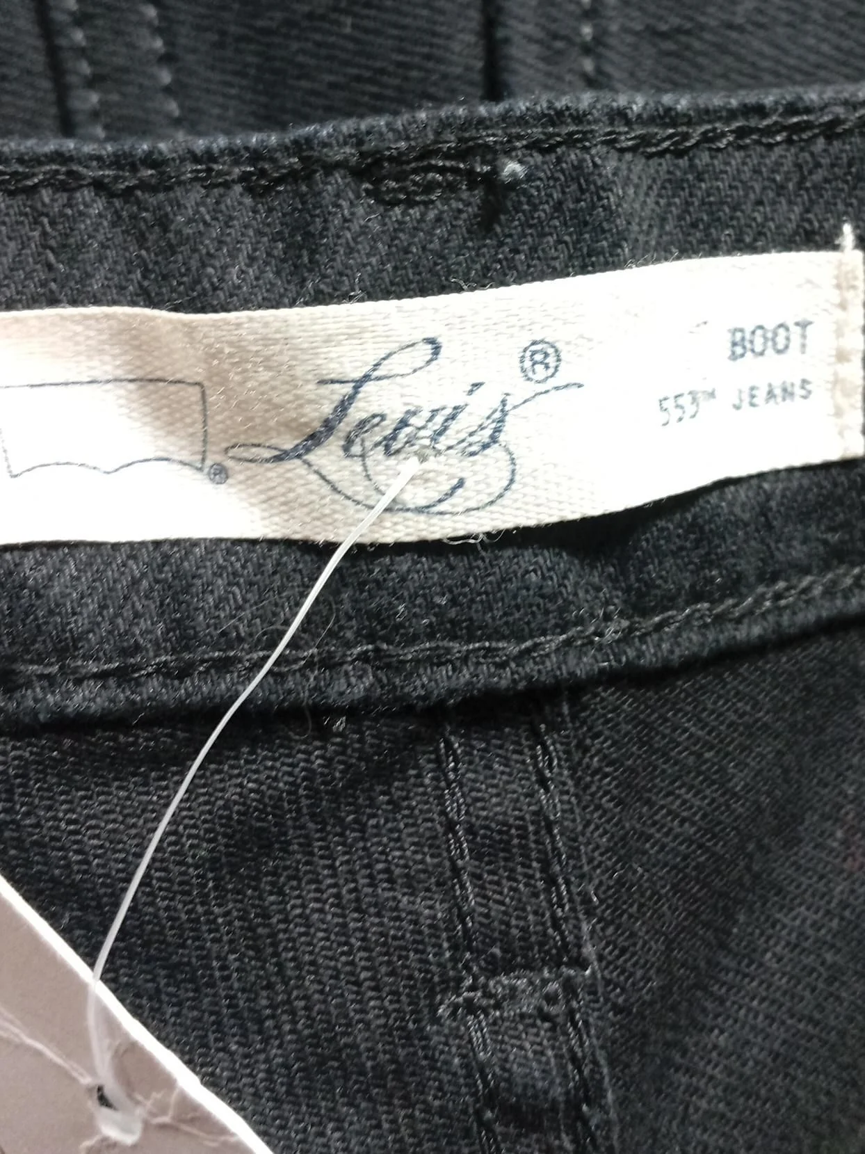 Levi’s Women's Jeans W 30 in Black Cotton with Elastane Flared - Image 5