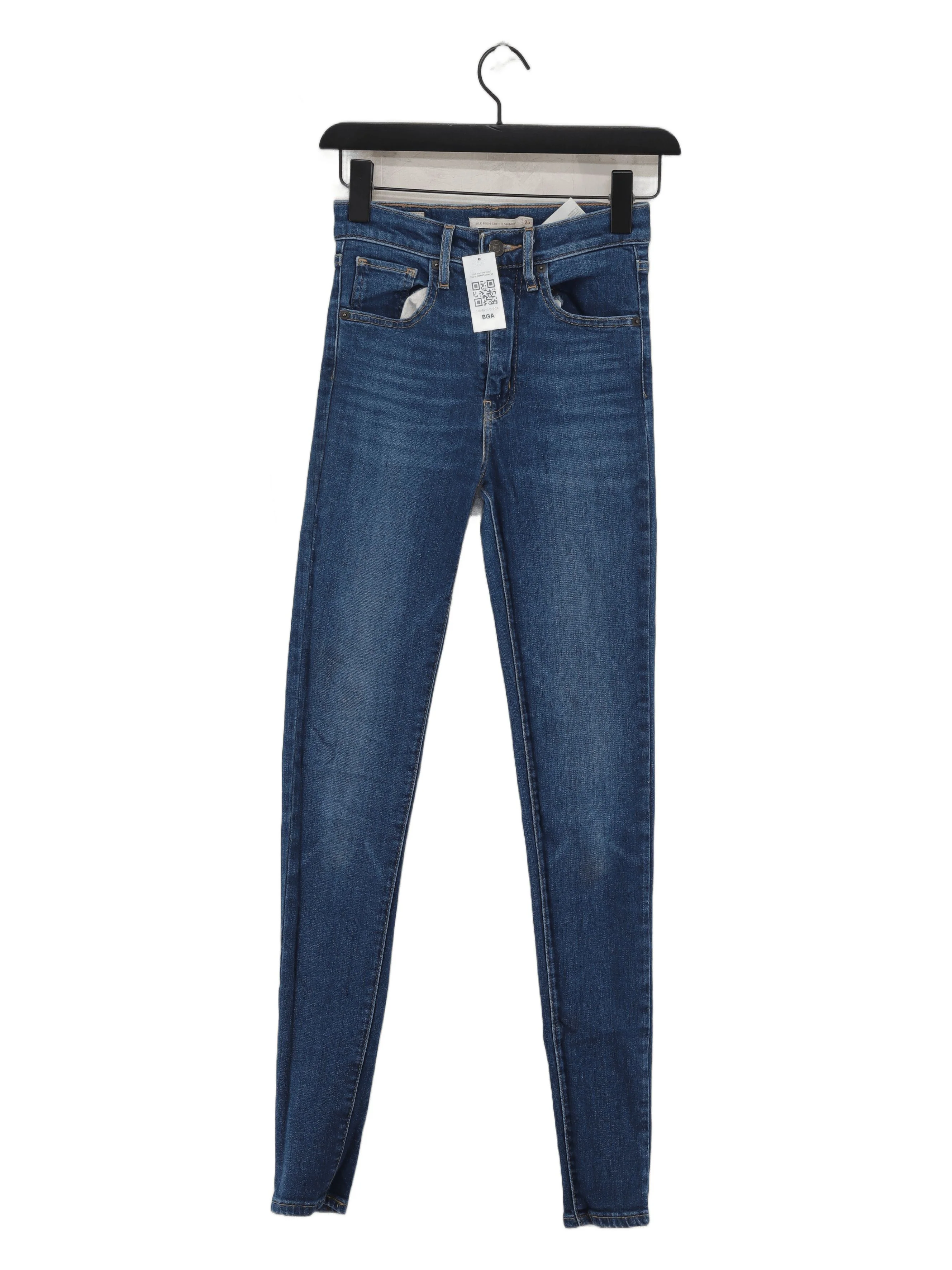 Levi’s Women's Jeans W 30 in Blue Cotton with Elastane Skinny