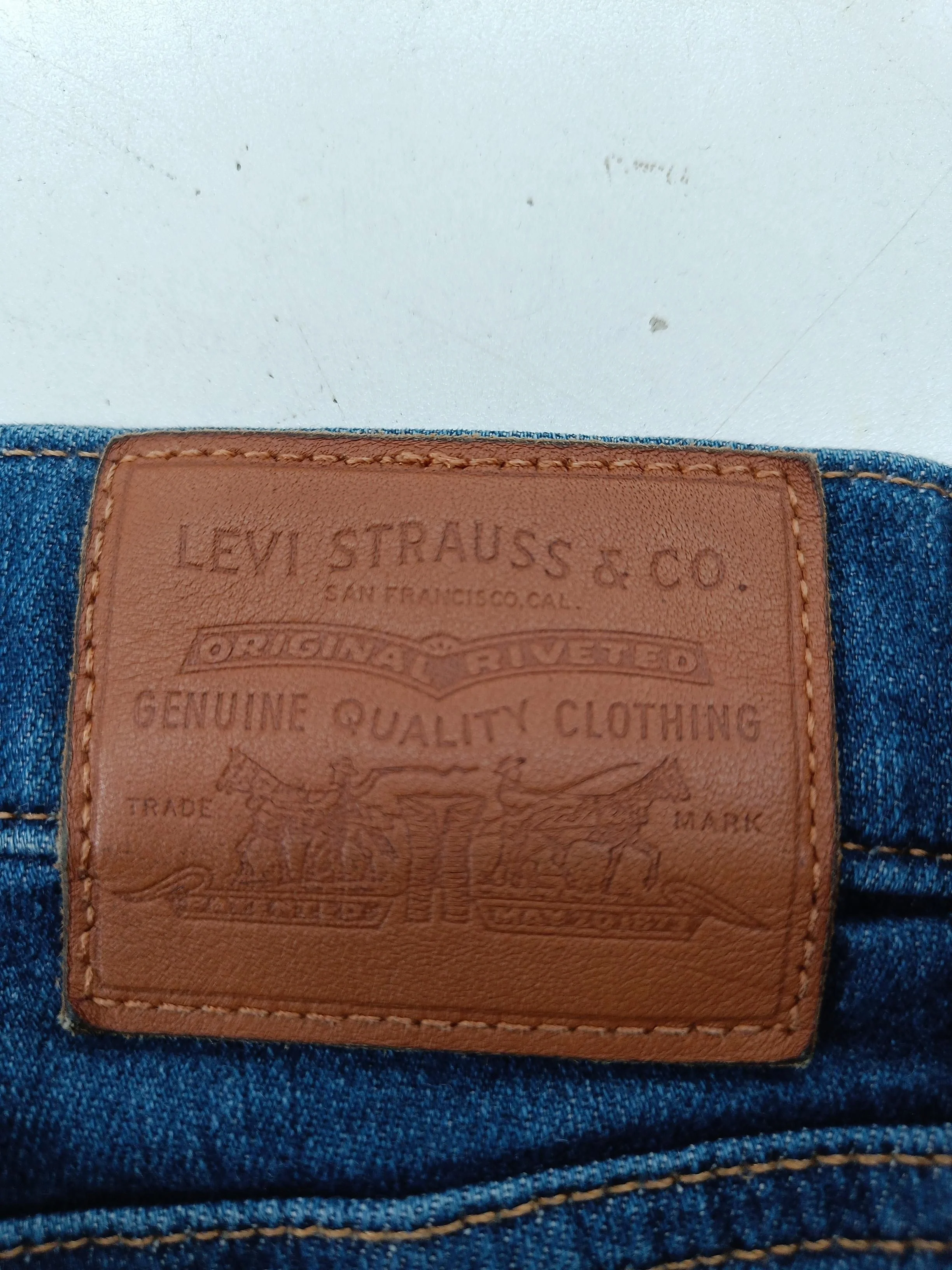 Levi’s Women's Jeans W 30 in Blue Cotton with Elastane Skinny - Image 7