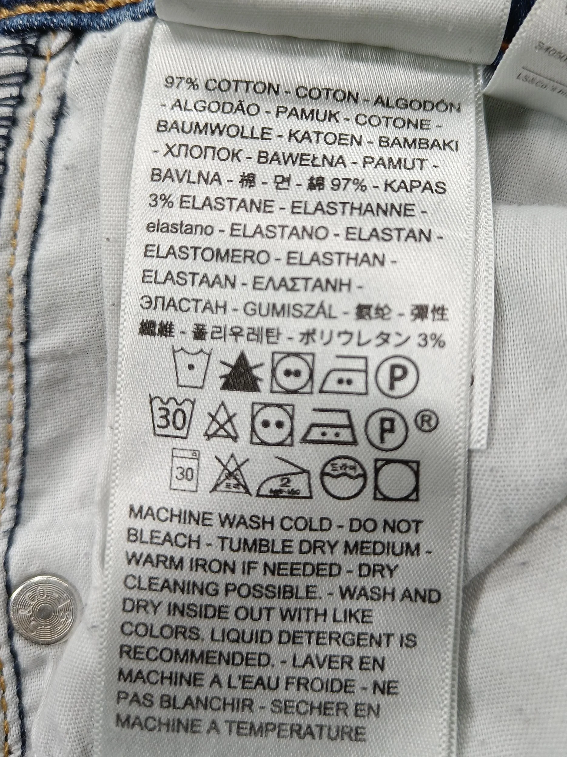 Levi’s Women's Jeans W 30 in Blue Cotton with Elastane Skinny - Image 8