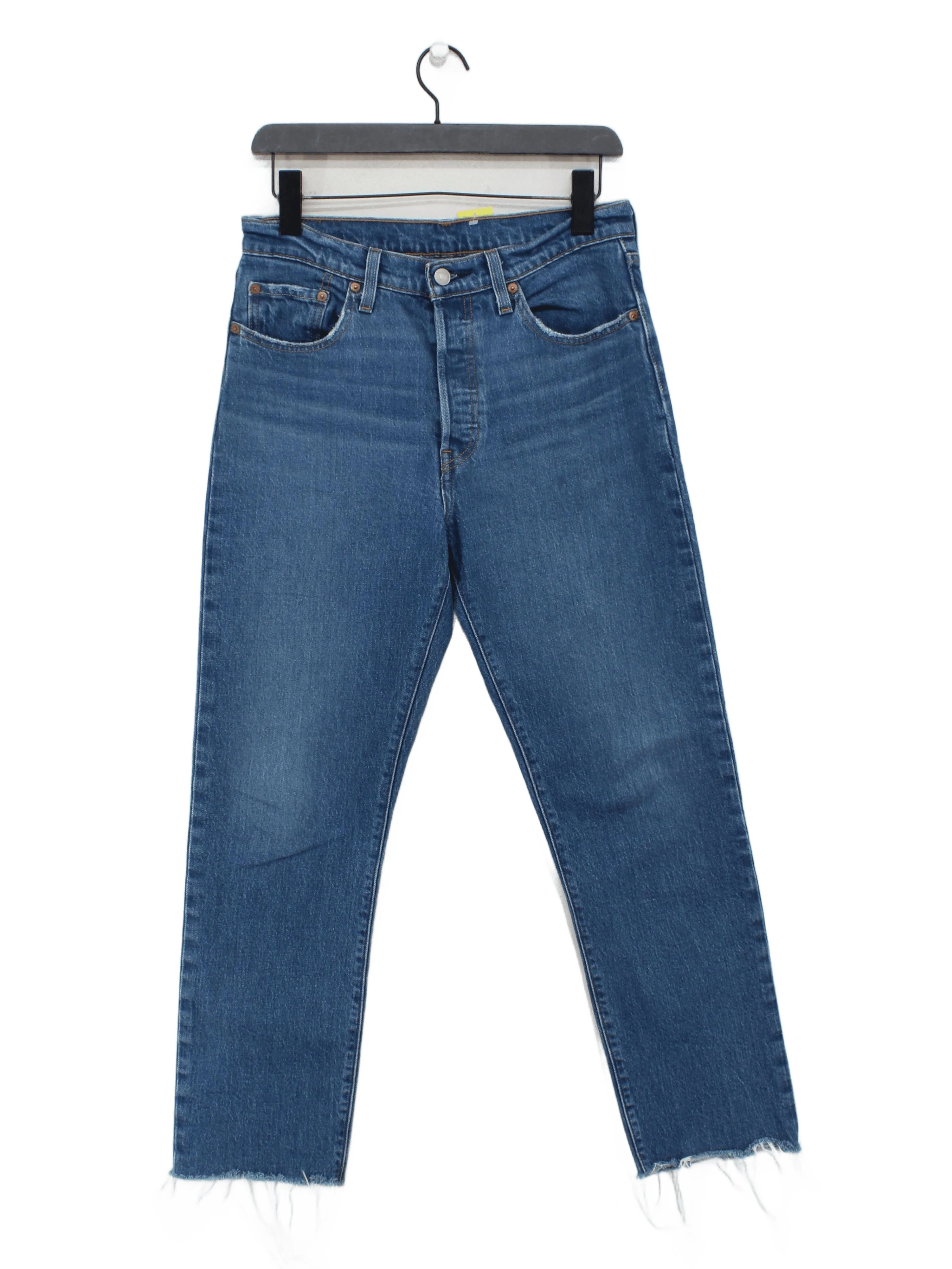Levi’s Women's Jeans W 30 in Blue Cotton with Elastane Straight